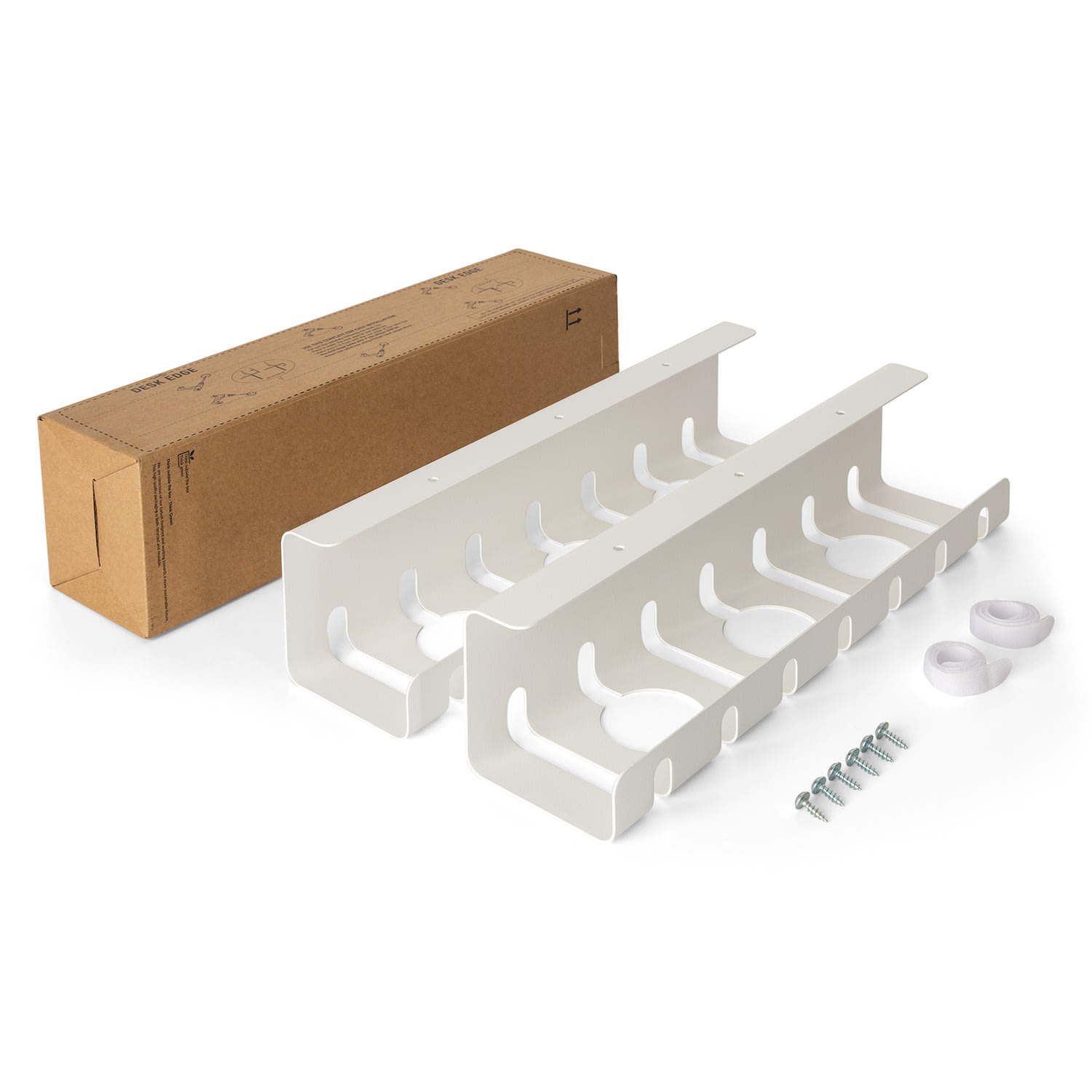 Tacora, Káblový žľab pre stolové zásuvkové lišty Biela