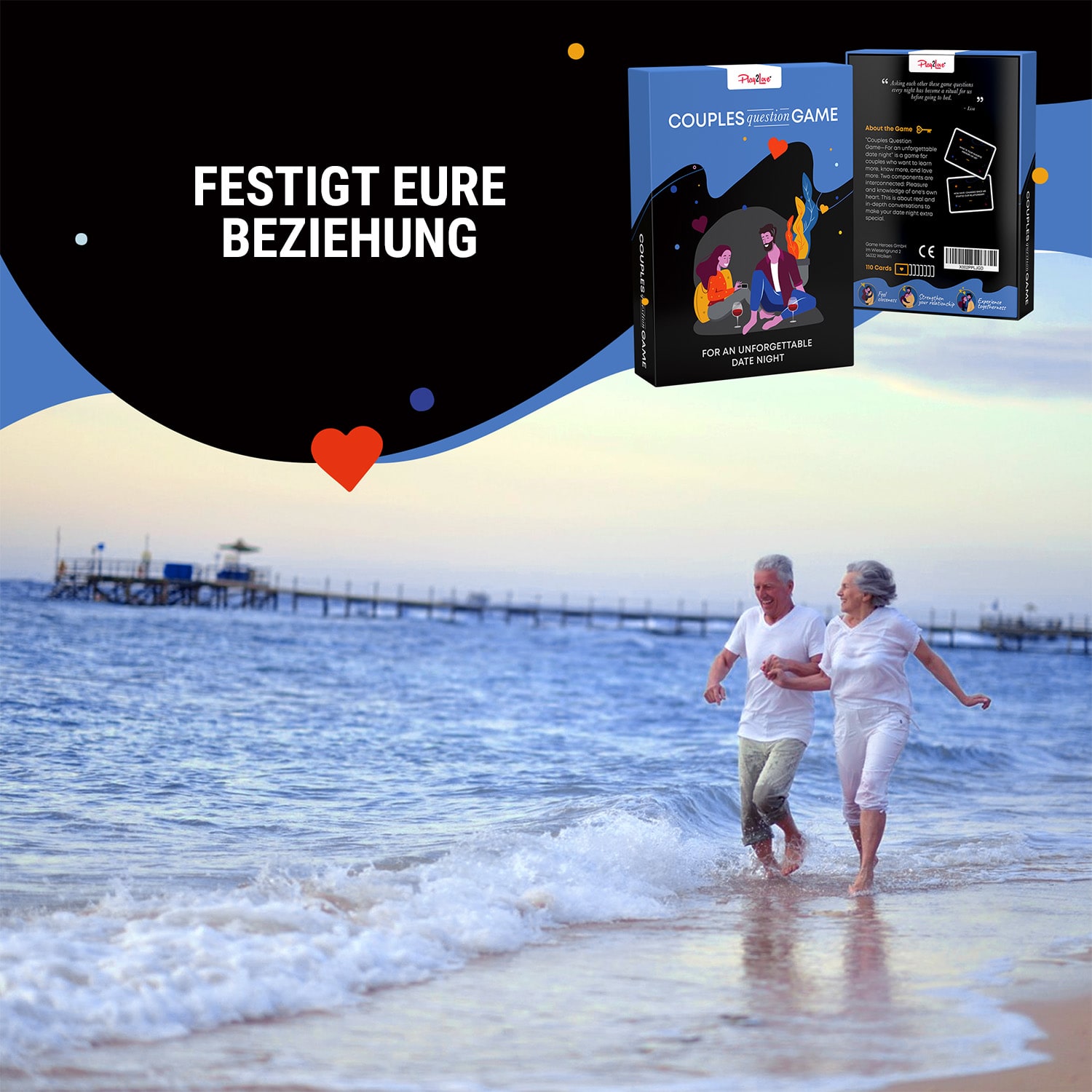 Couples Question Game - for an Unforgettable Date Night  Kartenspiel für Paare 