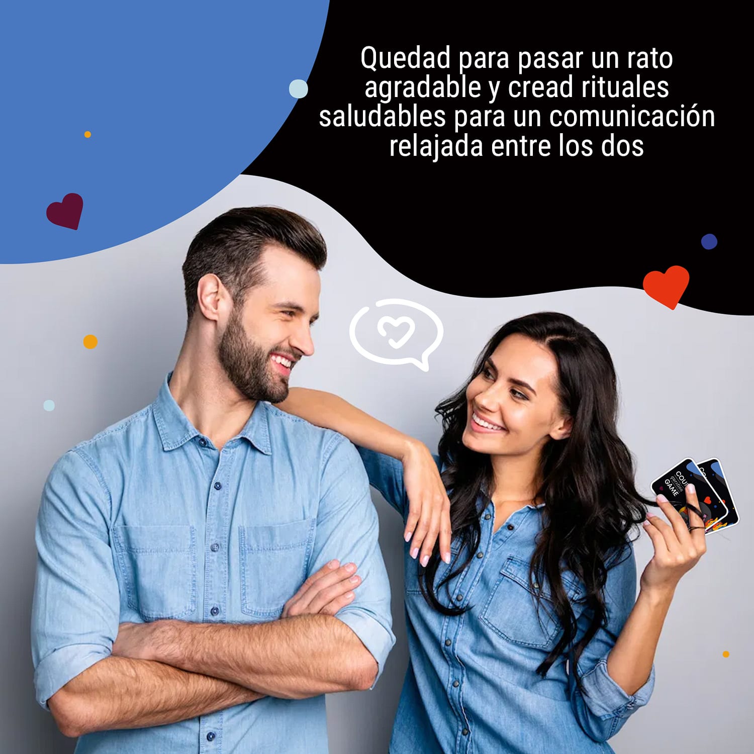 Juego de preguntas para parejas - para una cita inolvidable  Juego de cartas para parejas 
