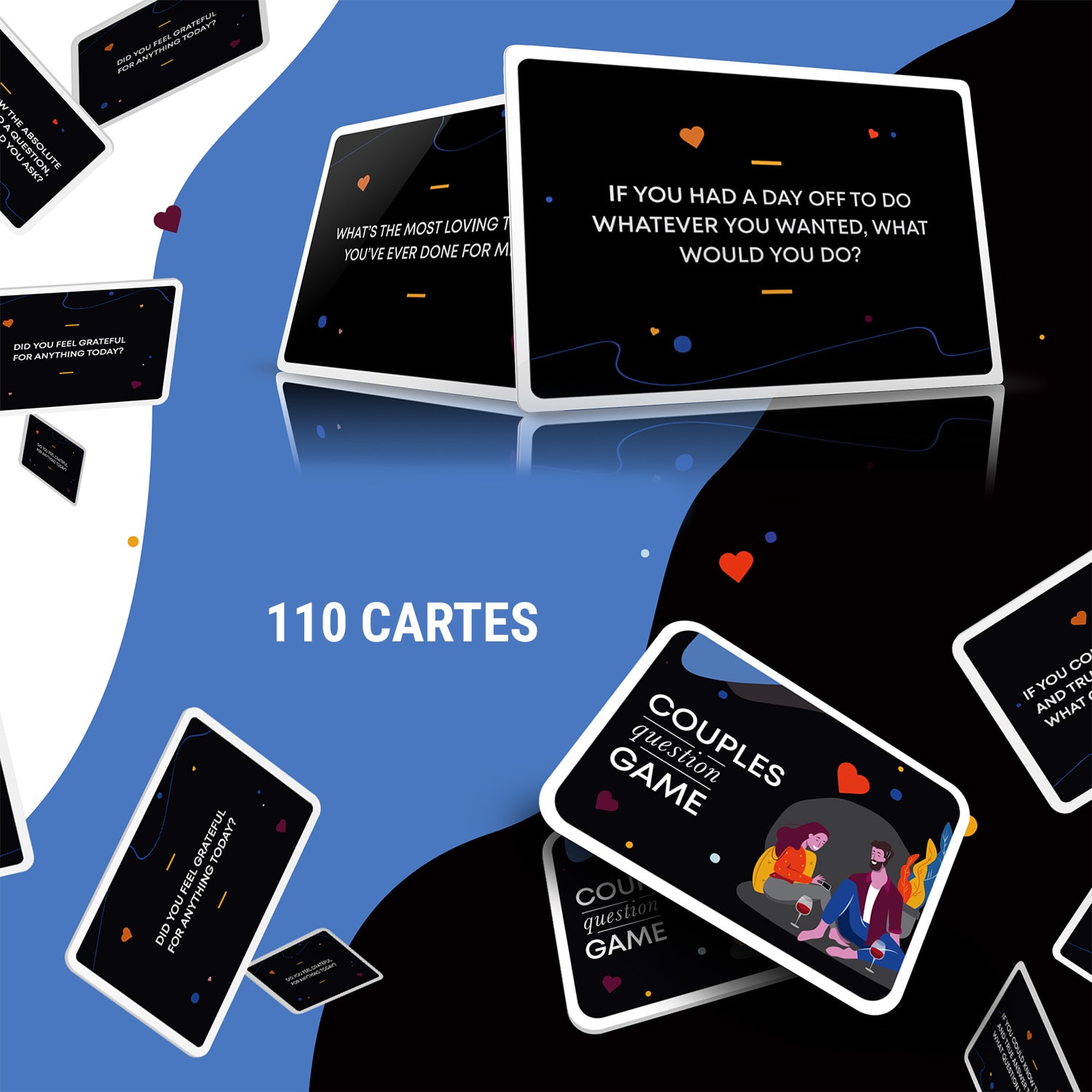 Couples Question Game - for an Unforgettable Date Night  kaartspel voor koppels 