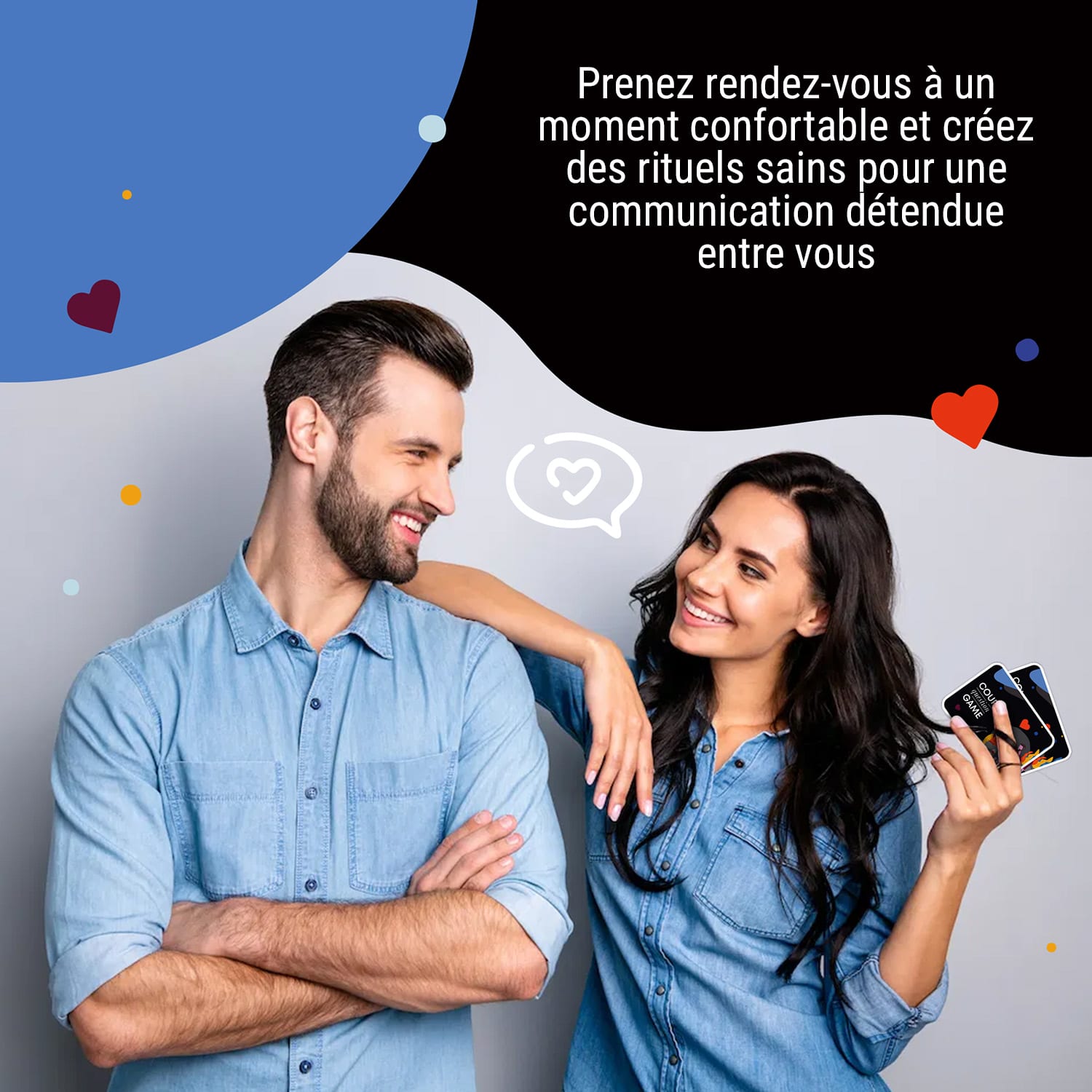 Couples Question Game - for an Unforgettable Date Night  kaartspel voor koppels 