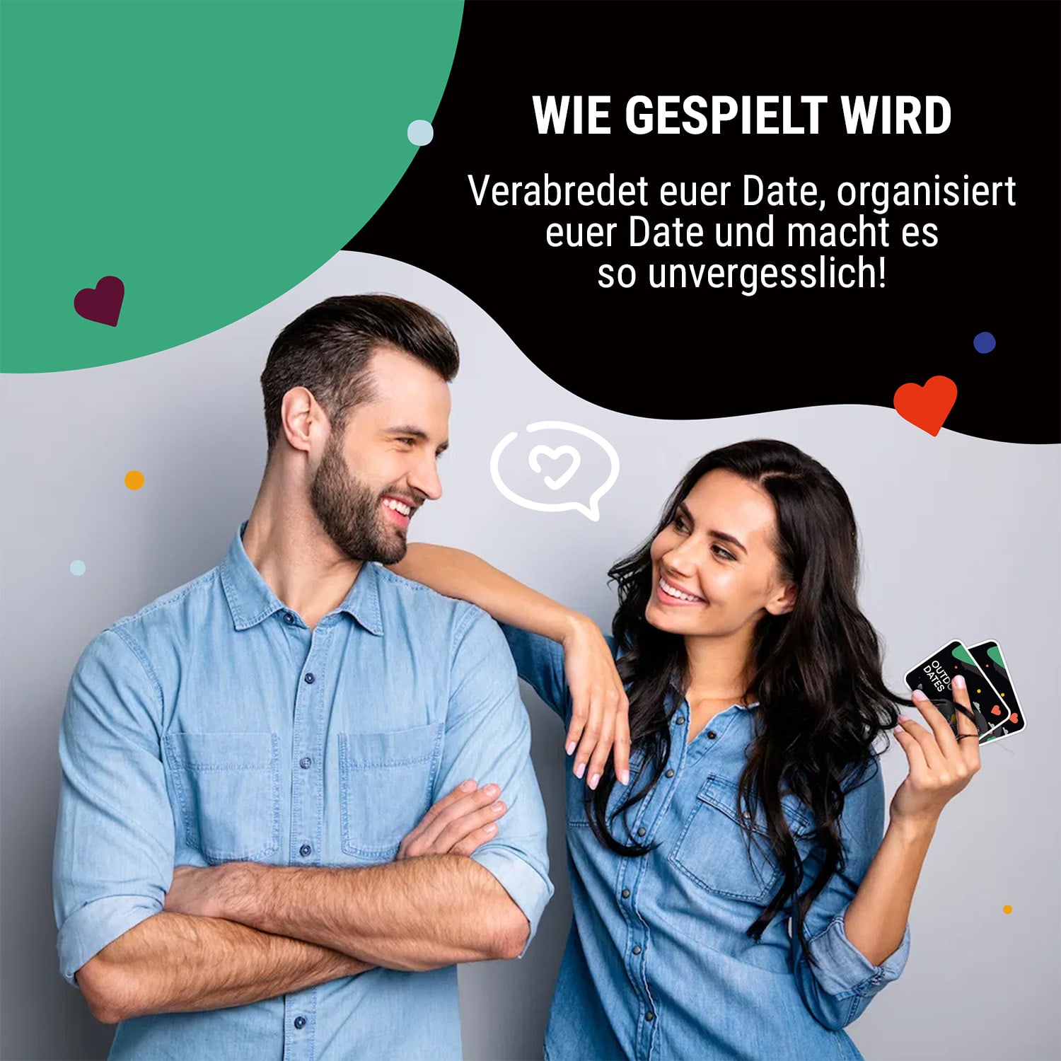 Outdoor Dates Kartenspiel für Paare 55 liebevolle Date-Ideen  Hochzeitsgeschenk 