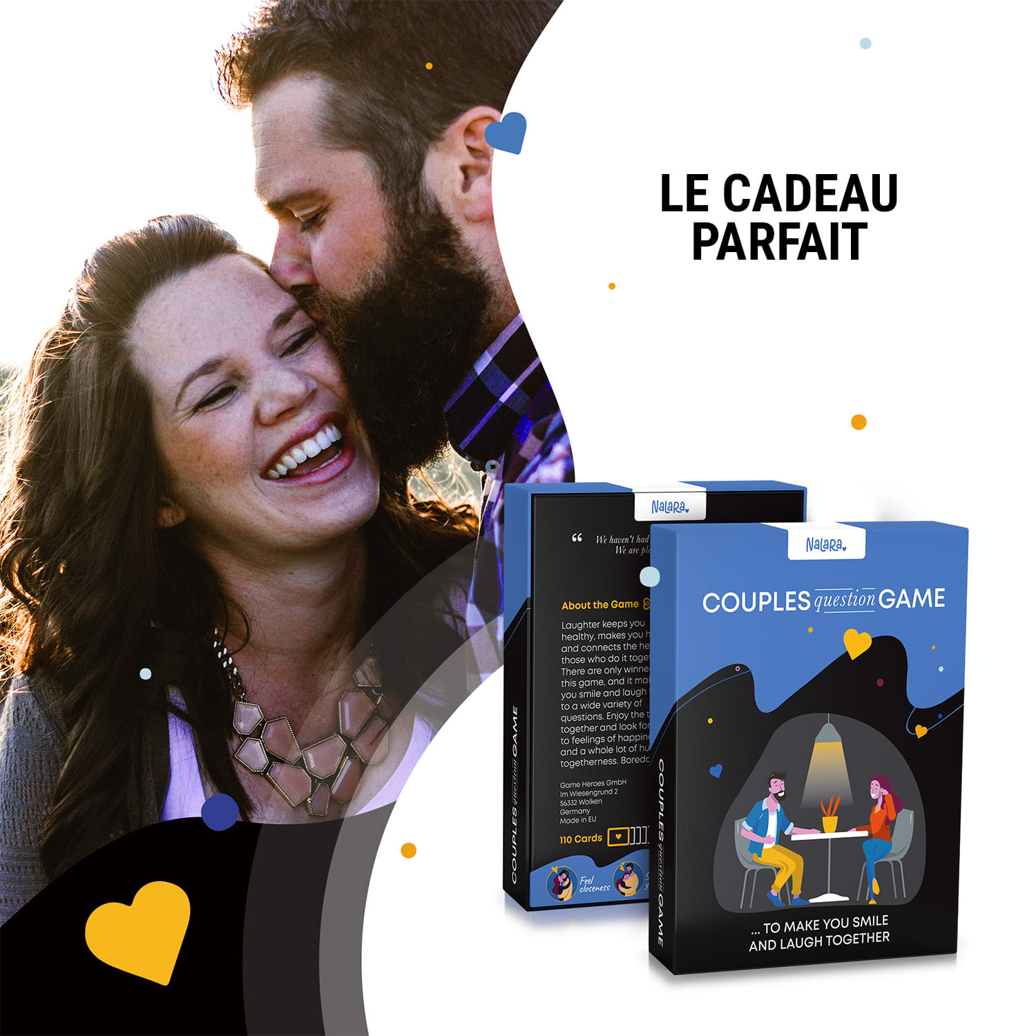 Jeu de cartes Couples Question Game ...to Make You Smile and Laugh Together 