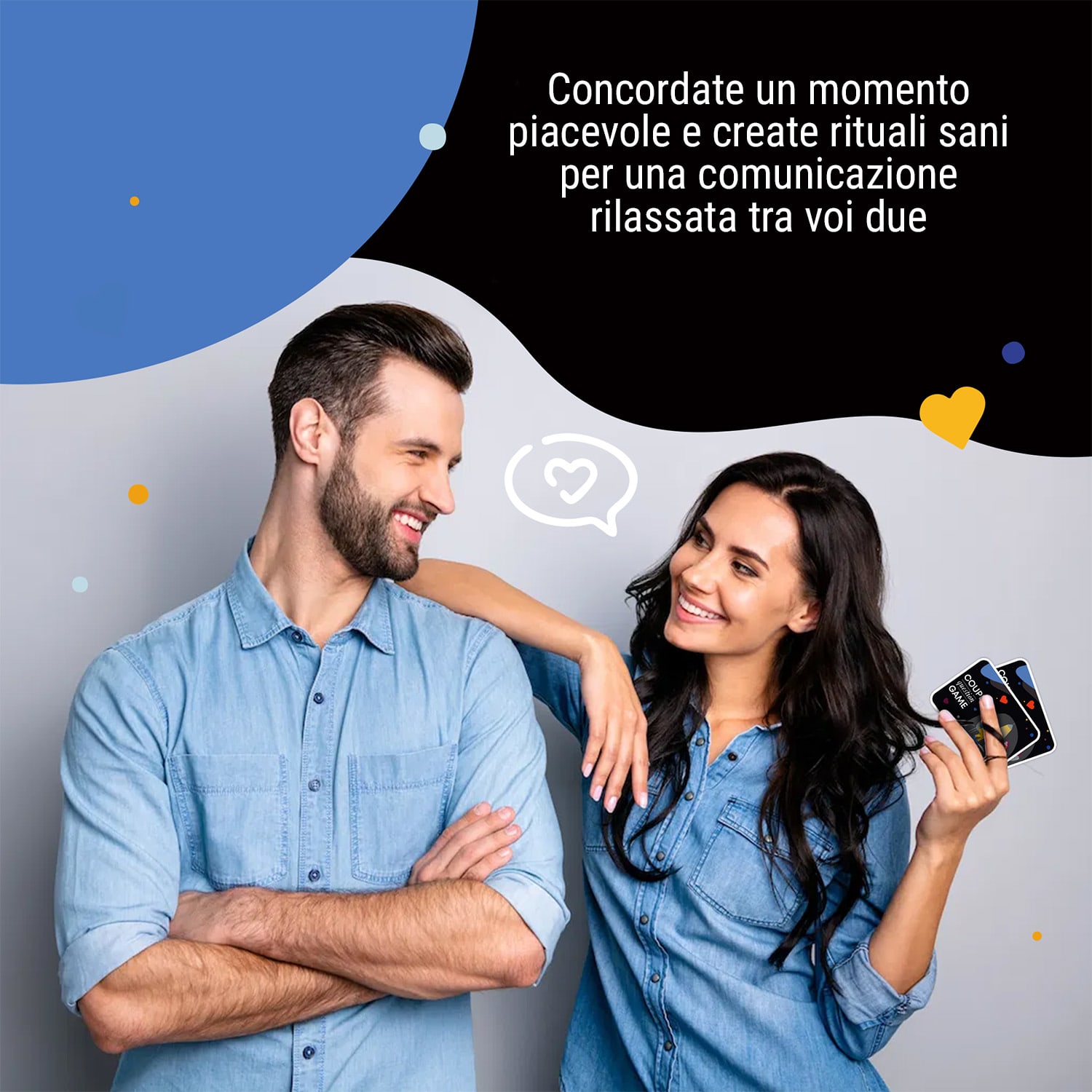 Couples Question Game ...to Make You Smile and Laugh Together  Gioco di carte 