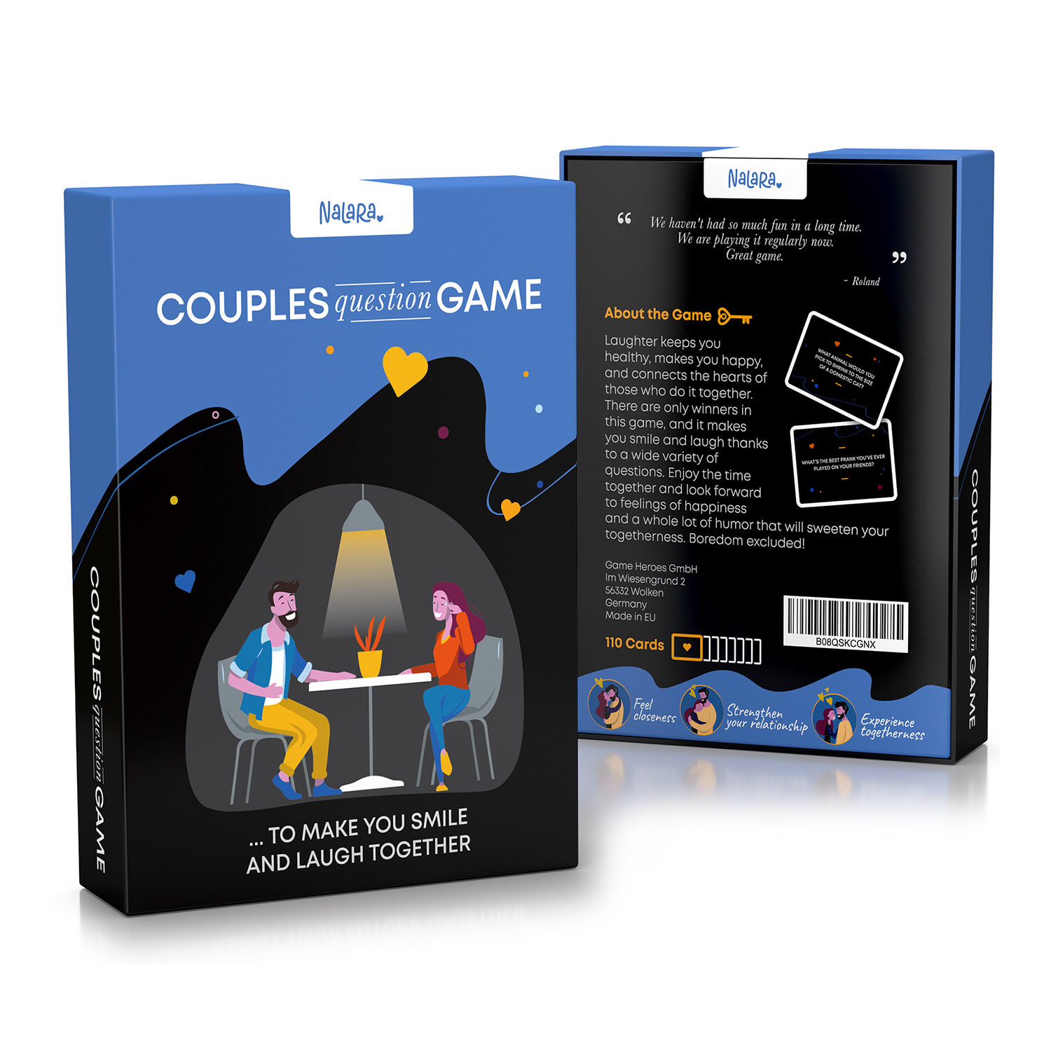 Couples Question Game ...abyste se společně pobavili a zasmáli  Karetní hra v angličtině 