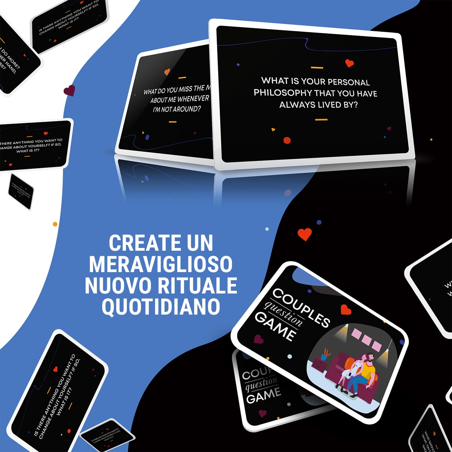 Couple Question Card Game - for More Love & Togetherness gioco di carte 
