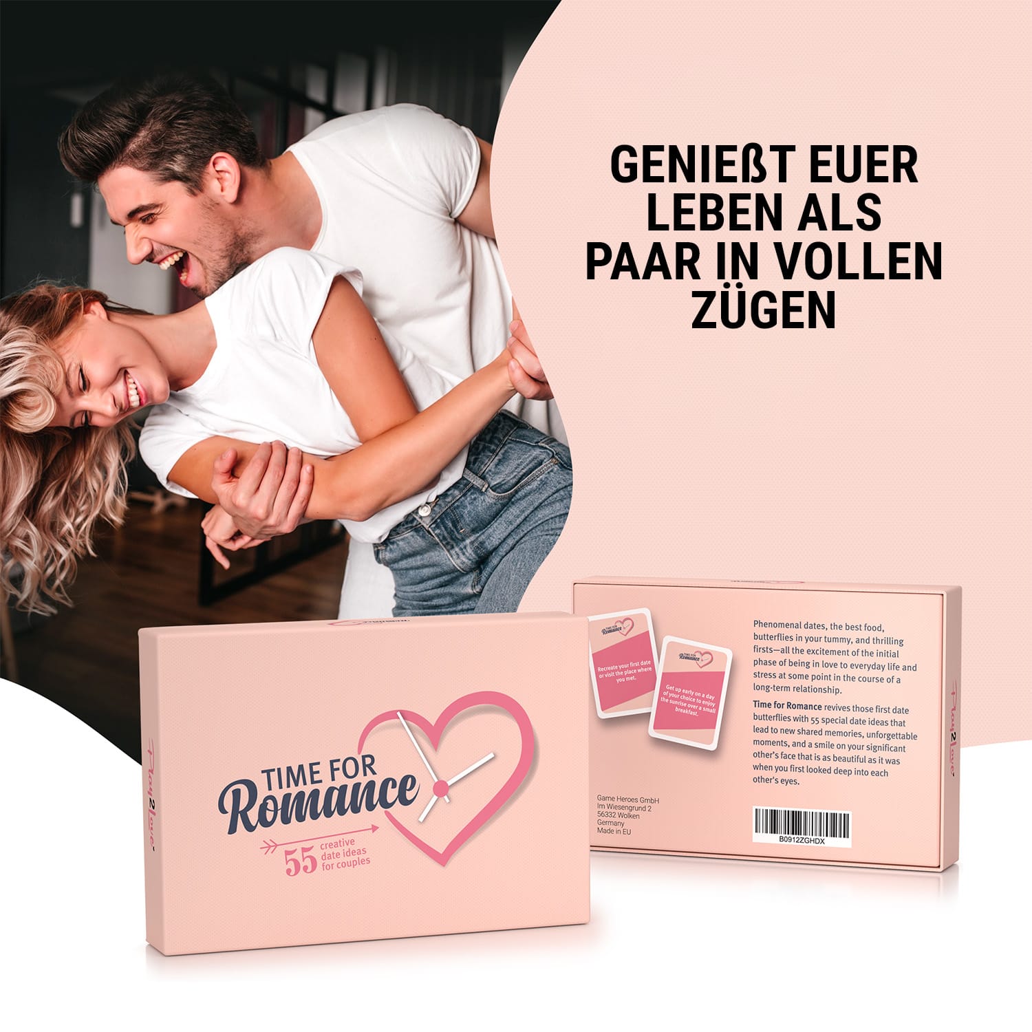 Time for Kartenspiel für Paare 55 liebevolle Date-Ideen  Hochzeitsgeschenk 