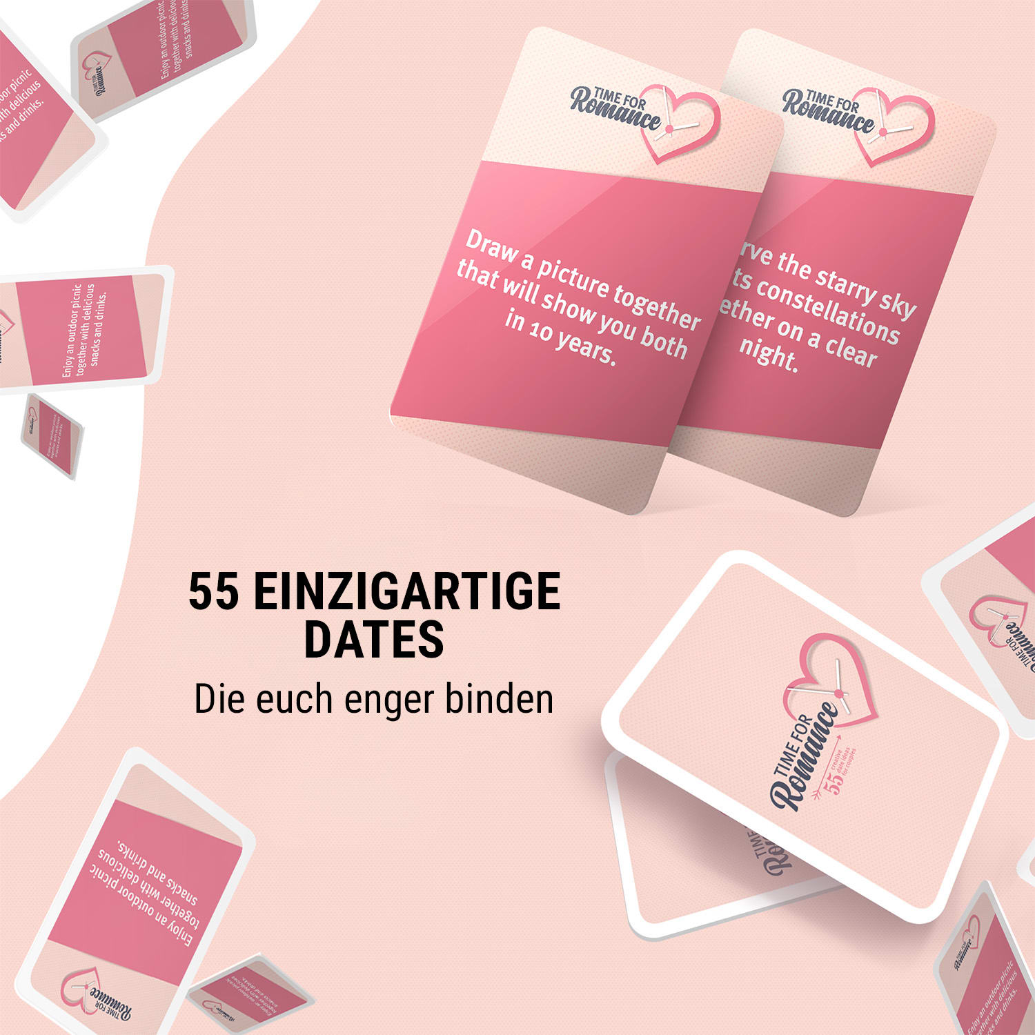 Time for Kartenspiel für Paare 55 liebevolle Date-Ideen  Hochzeitsgeschenk 