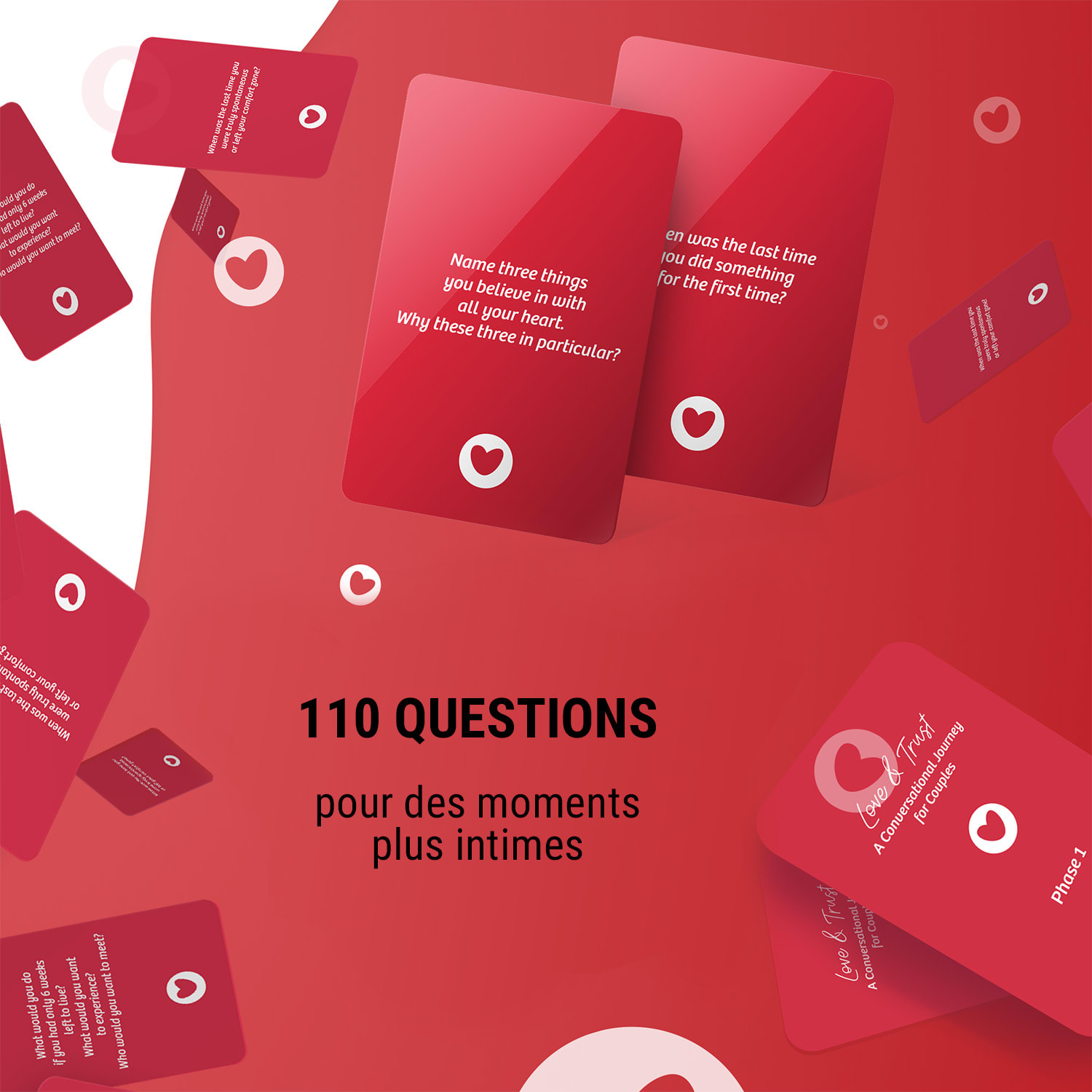 100 questions palpitantes Love & Trust - A Conversational Journey for Couples 