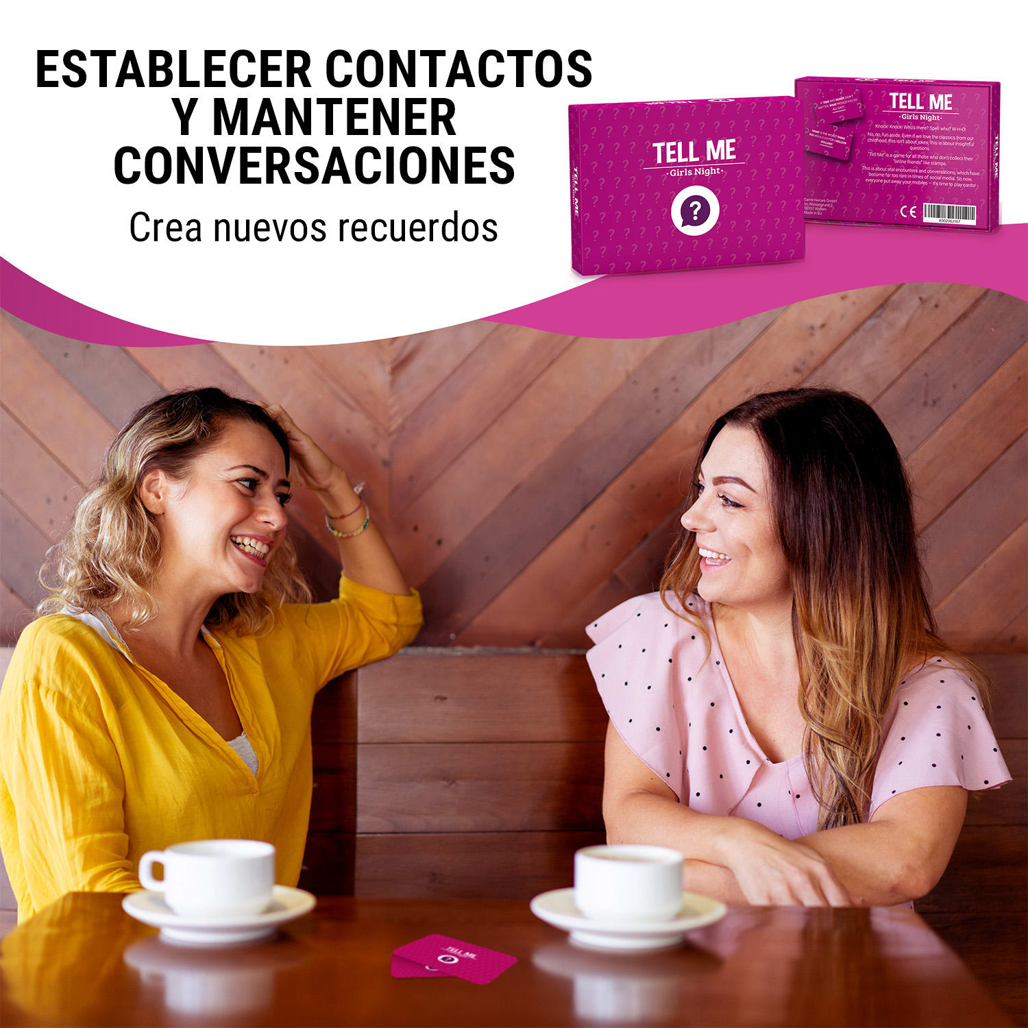 Dime... Noche de chicas Juego para conocer 100+ preguntas Jugadores: 1+ Edad: Adolescentes y adultos 