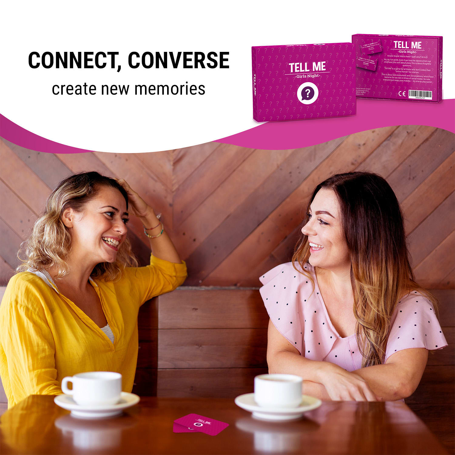 Tell me... Girls Night kennismakingsspel 100+ vragen spelers: 1+ leeftijd: tieners & volwassenen 