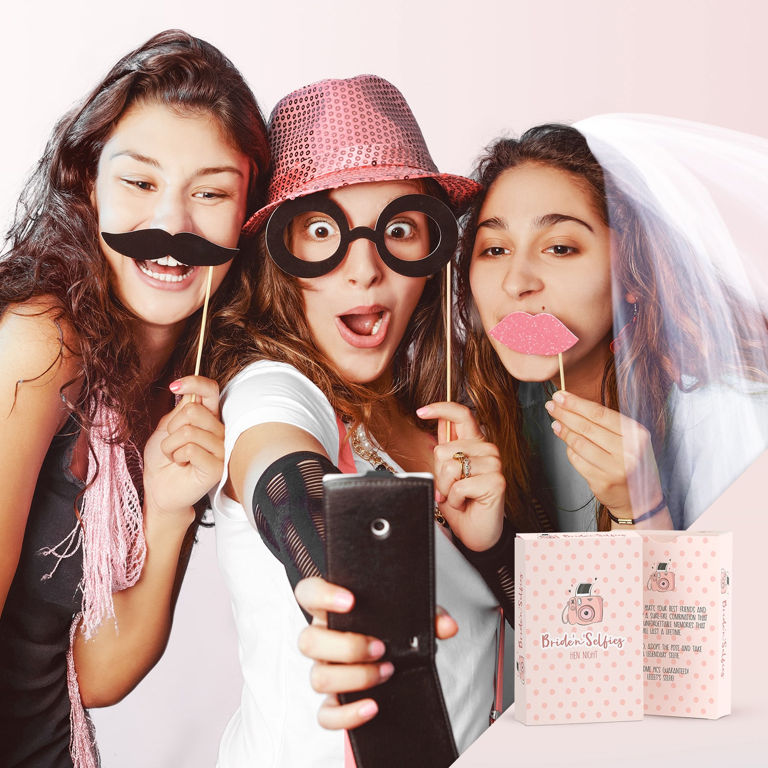 Bride'n'Selfies, fotójáték, 55 fényképes feladat, lányoknak angol nyelvű 