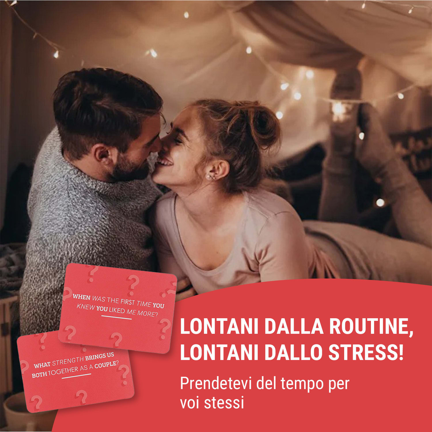 Tell me... gioco di conoscenza per coppie 100+ domande Giocatori: 2 Età: Adulti 