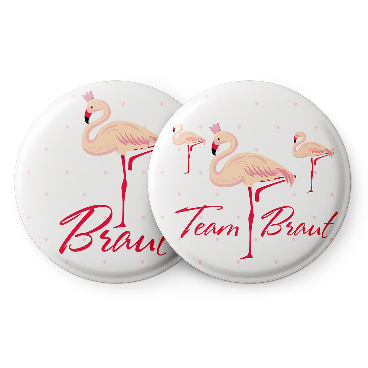 Značke Flamingo I Muški oproštaj od slobode 12 bedževa 5,6 cm ekstra velikih Poklon za muški oproštaj od slobode
