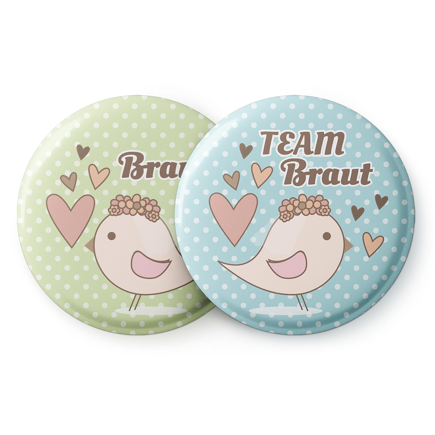 Boutons Vogel I JGA 20 boutons extra grands 5,6 cm cadeau JGA 