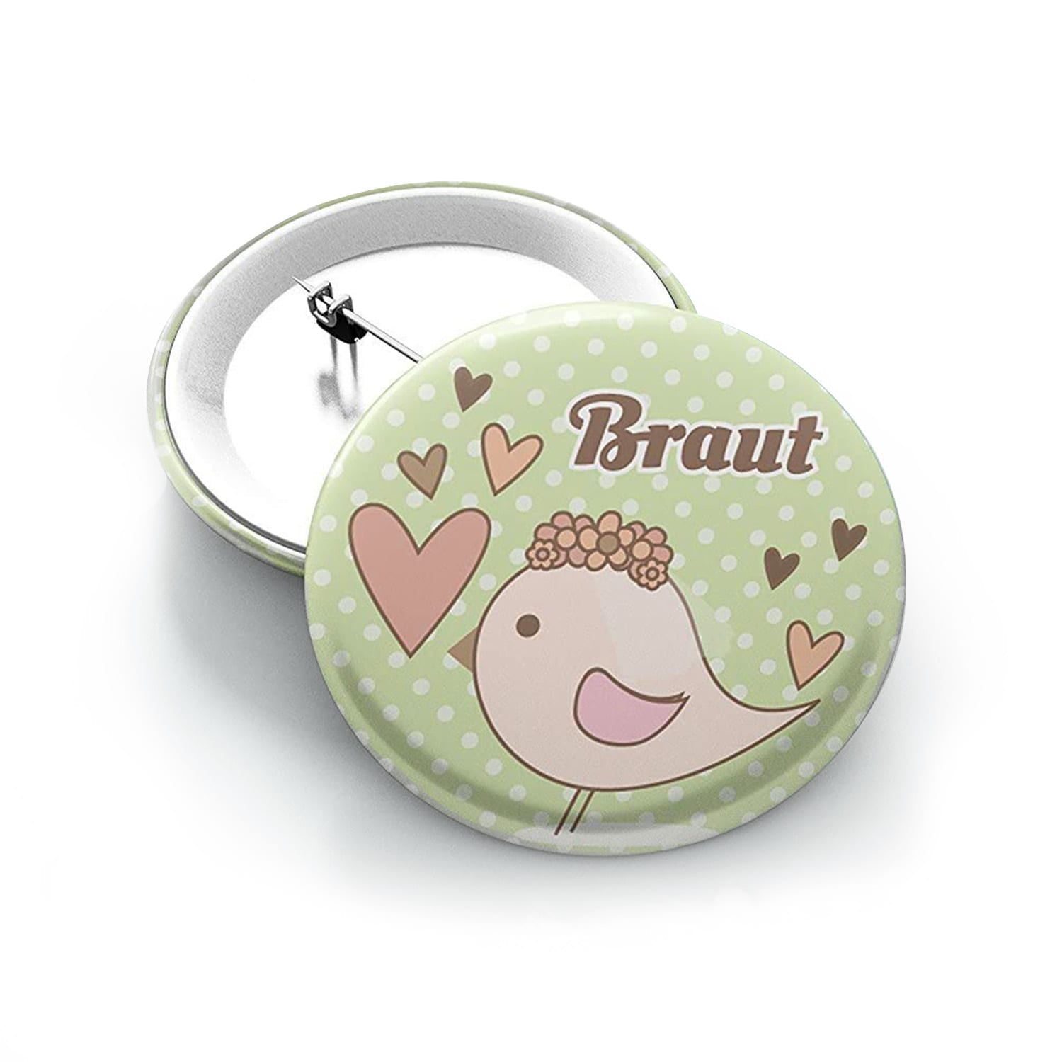 Boutons Vogel I JGA 20 boutons extra grands 5,6 cm cadeau JGA 