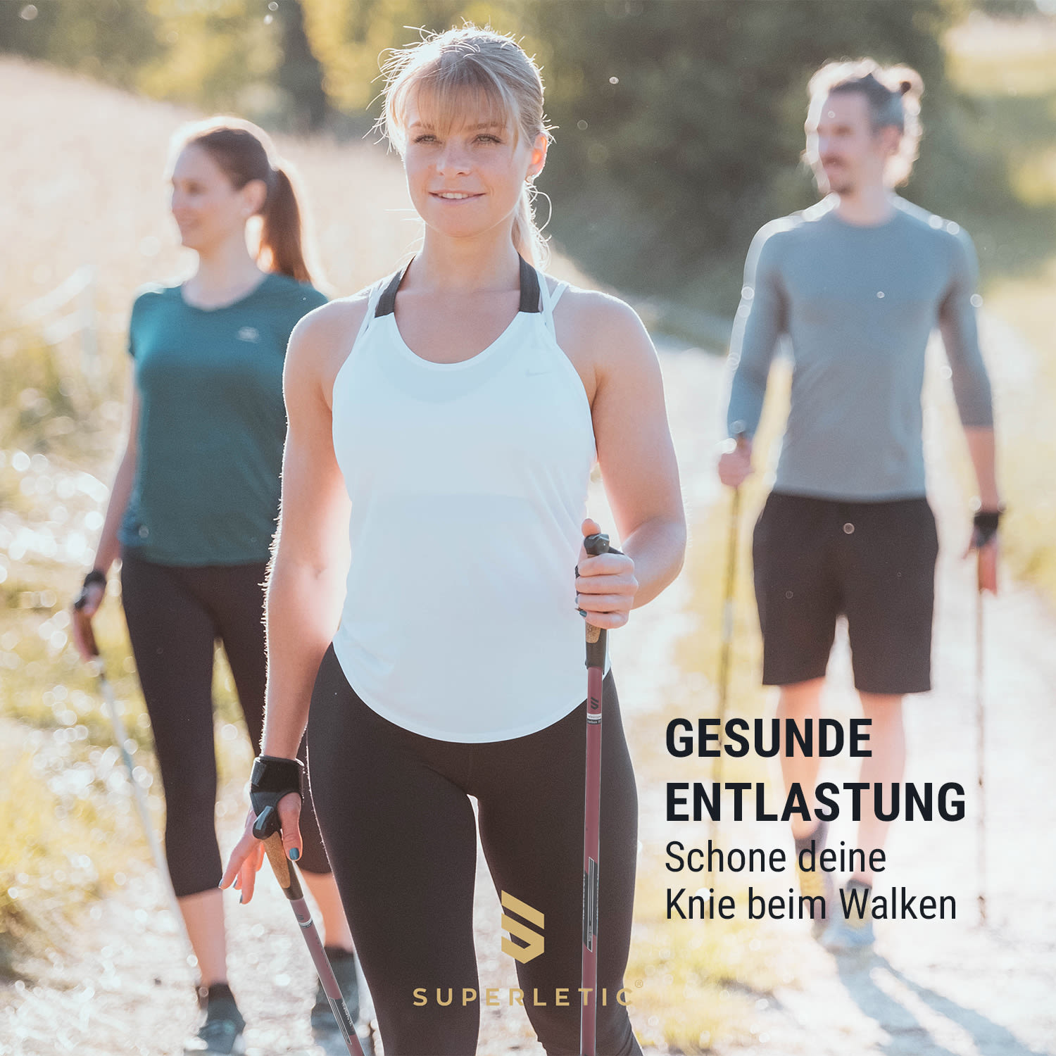 Bilbao TX Essential Nordic Walking Stöcke 10 % Carbon 100-130 cm Korkgriffe 