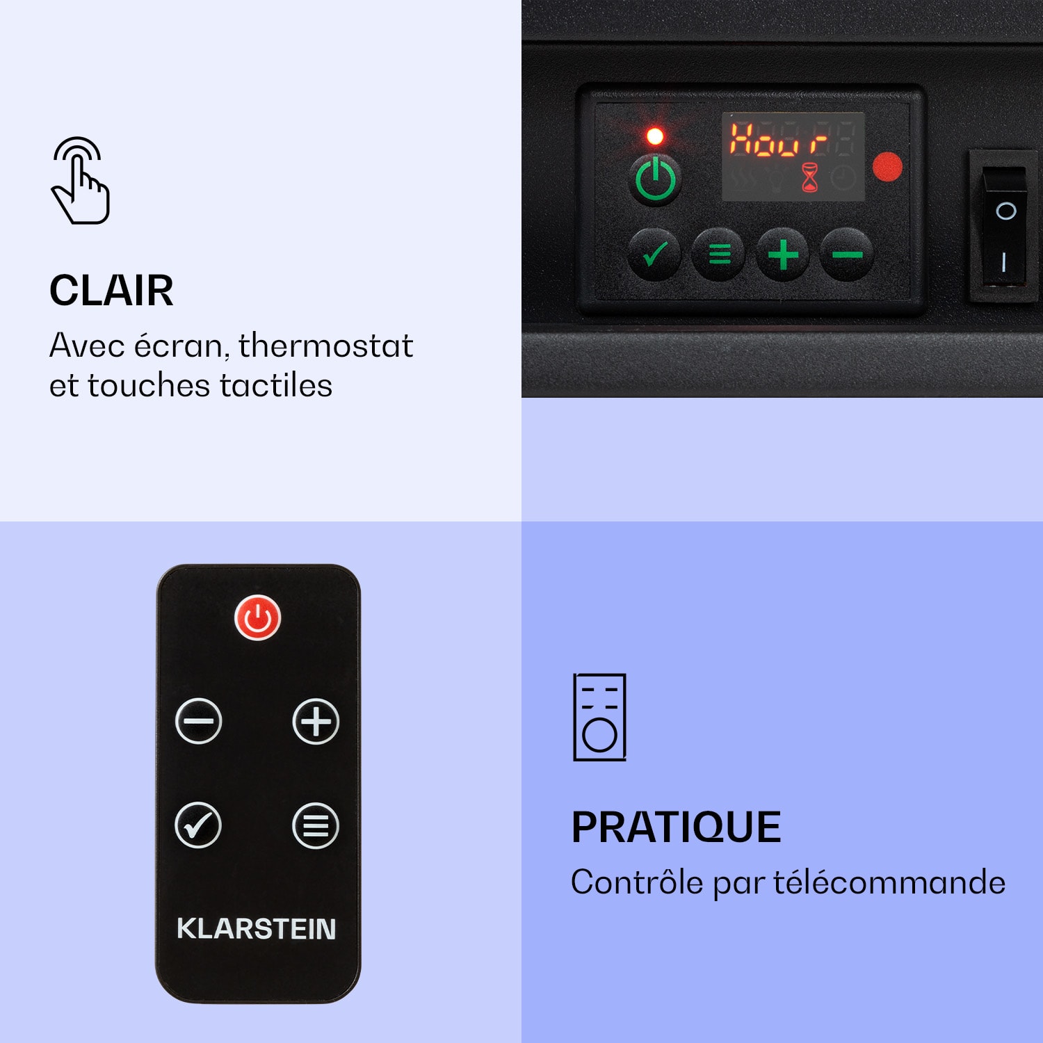 Dukono elektrische haard 1800W led vlammen kachelventilator Verwarmer timer houtcompartiment Geel