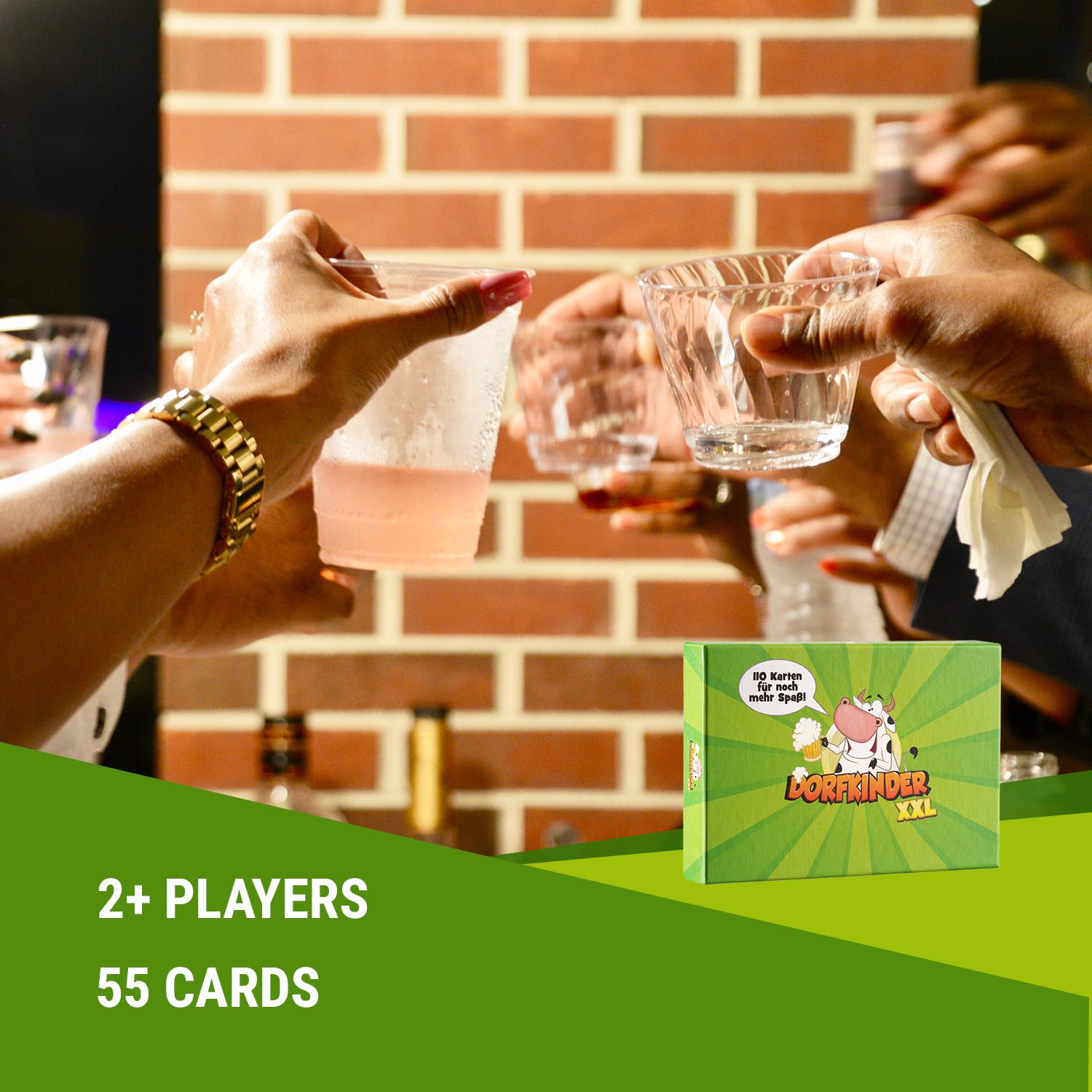 Villagers Alkoholická hra 110 karet Hráči: 2-8 Věk: 18+ 