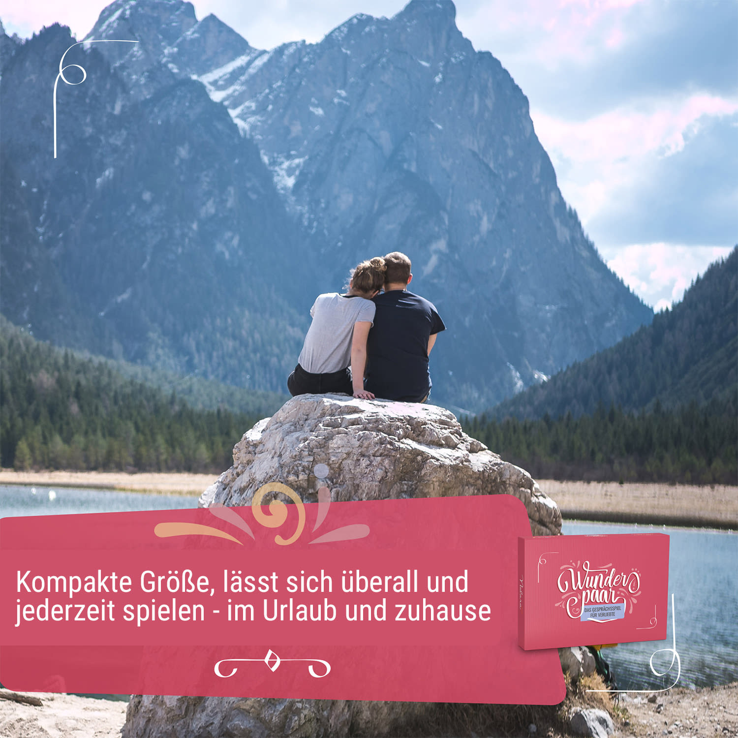 Wunderpaar Verliebte Fragekartenspiel für Paare 110 Fragen Alter: 14+ 