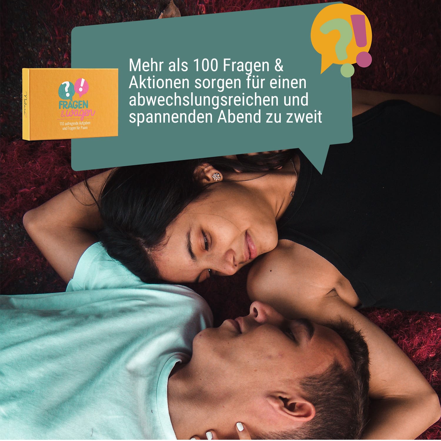 Fragen & Wagen Paarspiel 110 Fragen & Aufgaben Spieler: 2 Alter: ab 16 