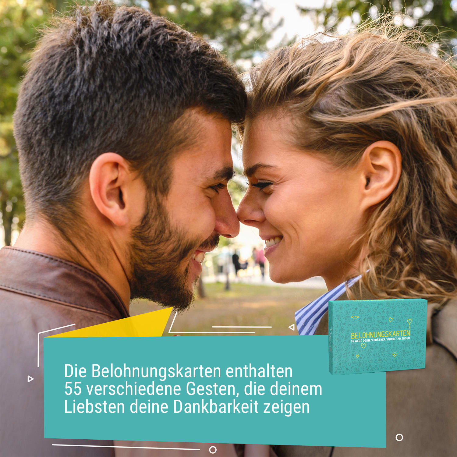 Belohnungskarten Paarspiel 55 Botschaften Spieler: 2 Alter: ab 16 