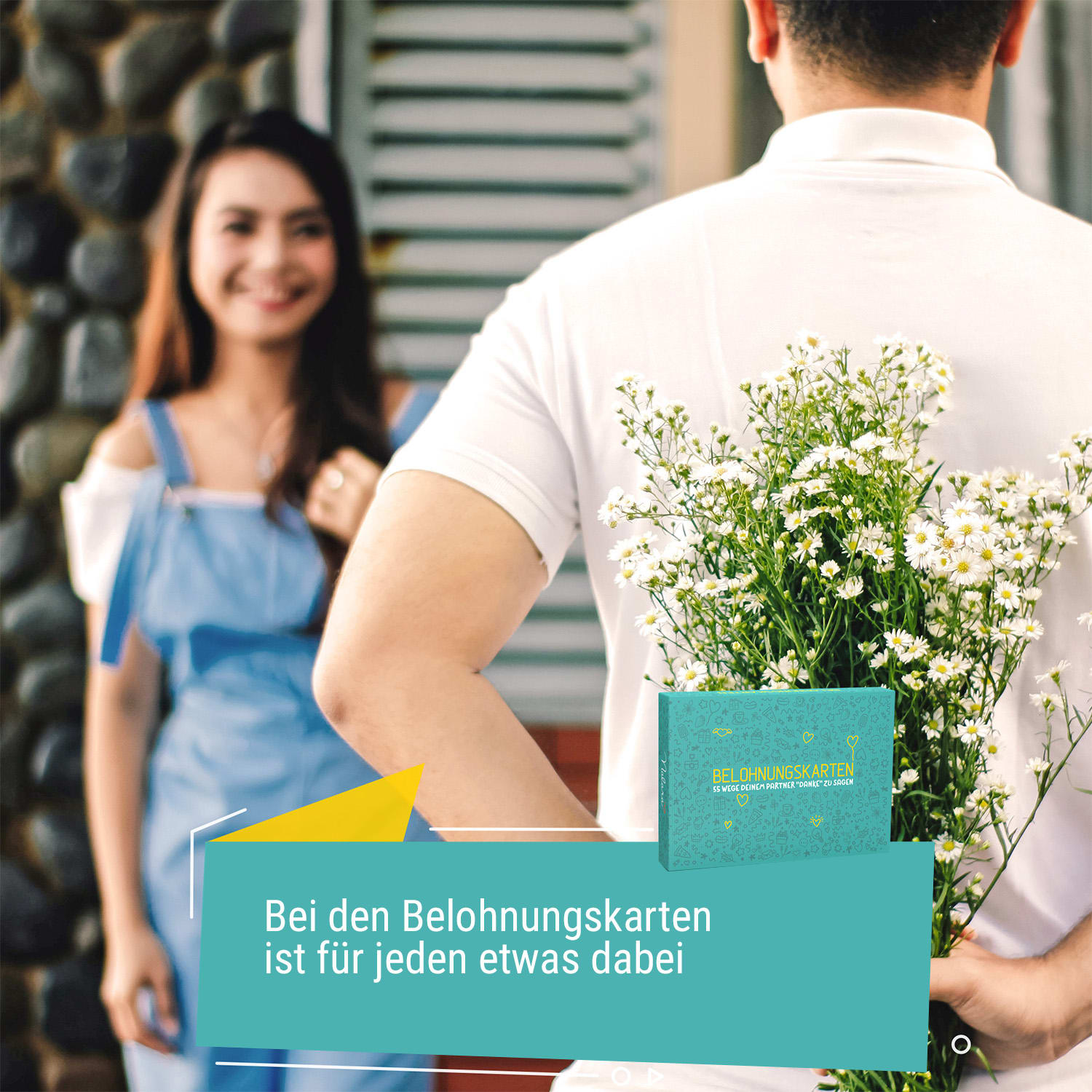 Belohnungskarten Paarspiel 55 Botschaften Spieler: 2 Alter: ab 16 