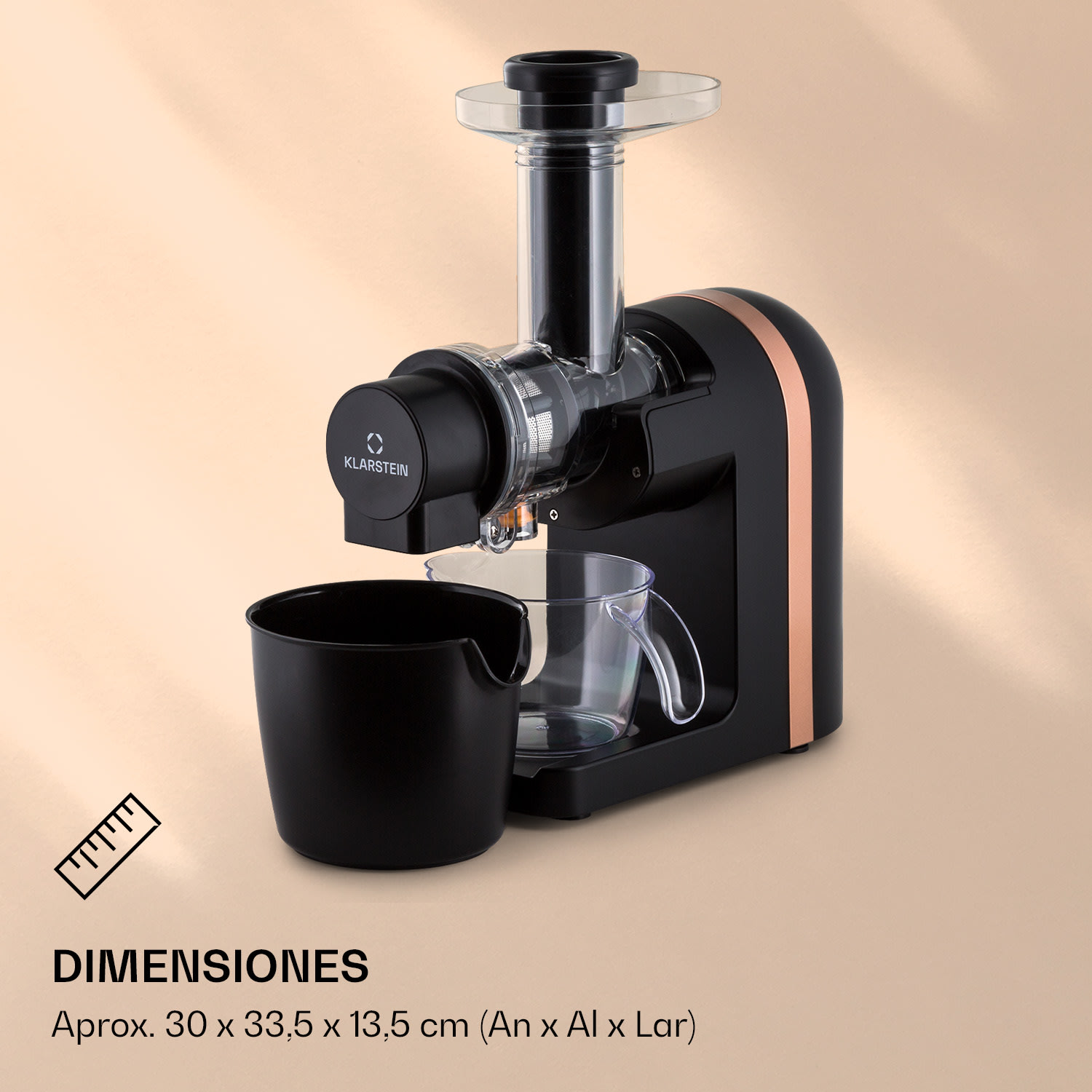 Exprimidor Bella Elegance 200 W 400 ml sin BPA Negro