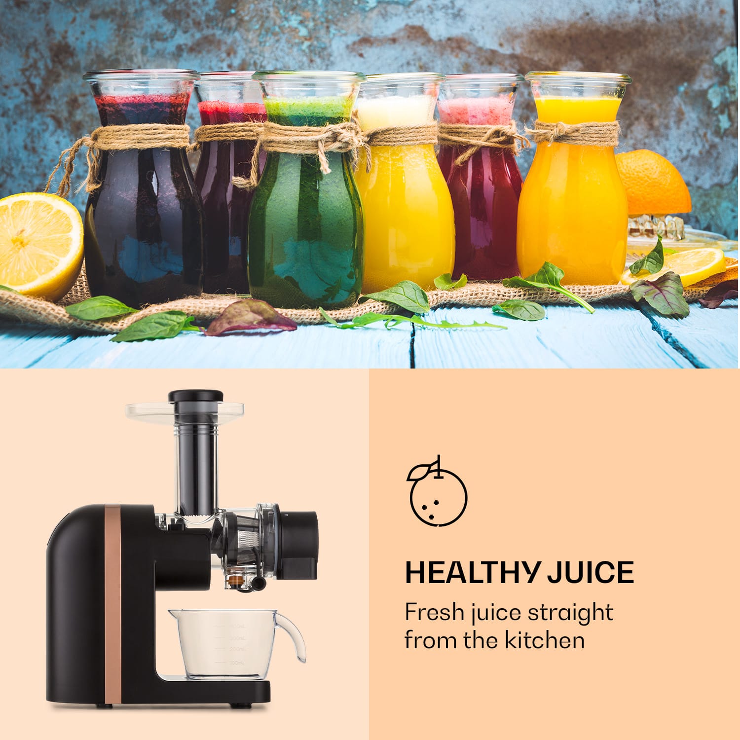 Bella Elegance Juicer 200 W 400 ml BPA-free Black