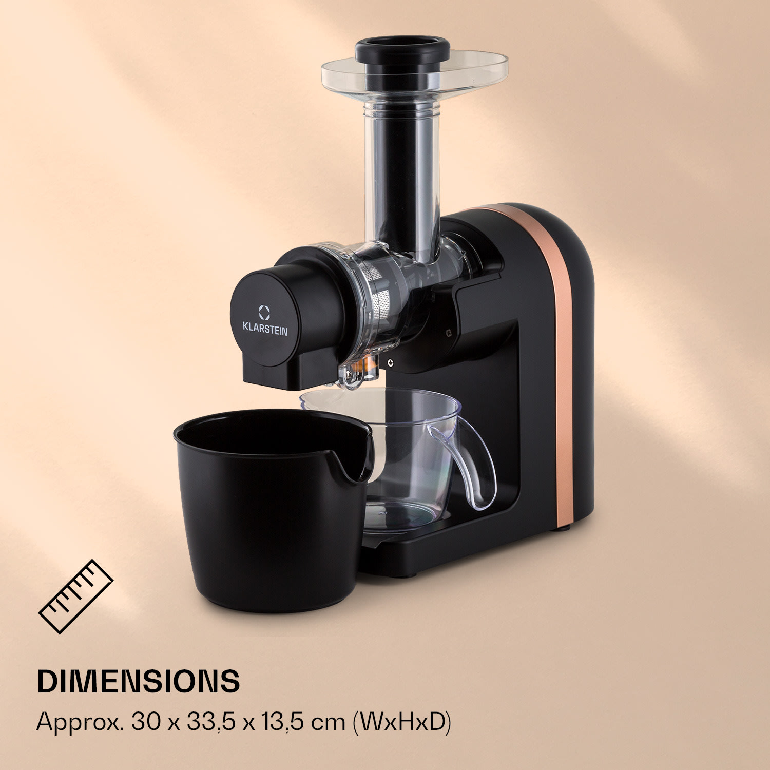 Bella Elegance Juicer 200 W 400 ml BPA-free Black