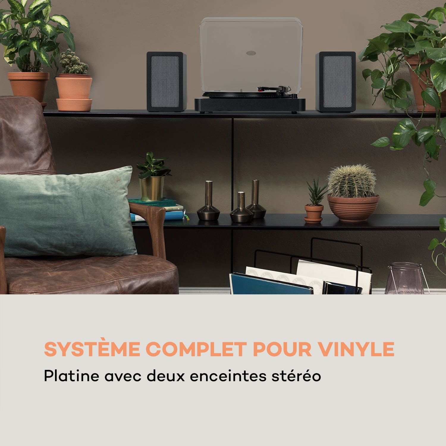 TT-Play SE Platine vinyle Protection anti-poussière Bluetooth 33/45/78 tr/min Pitch