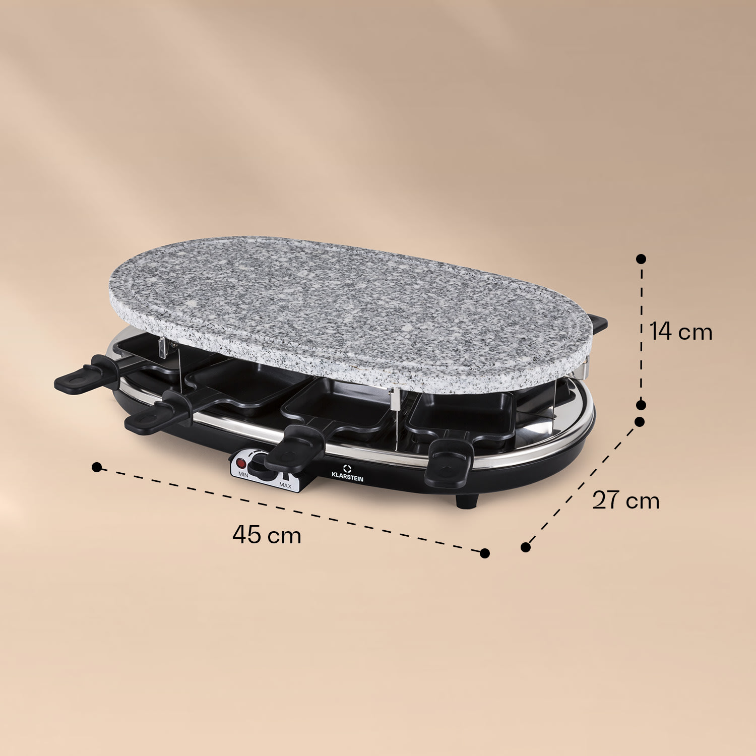 Steaklette Raclette, Raclette grill s pripomočki za 8 oseb