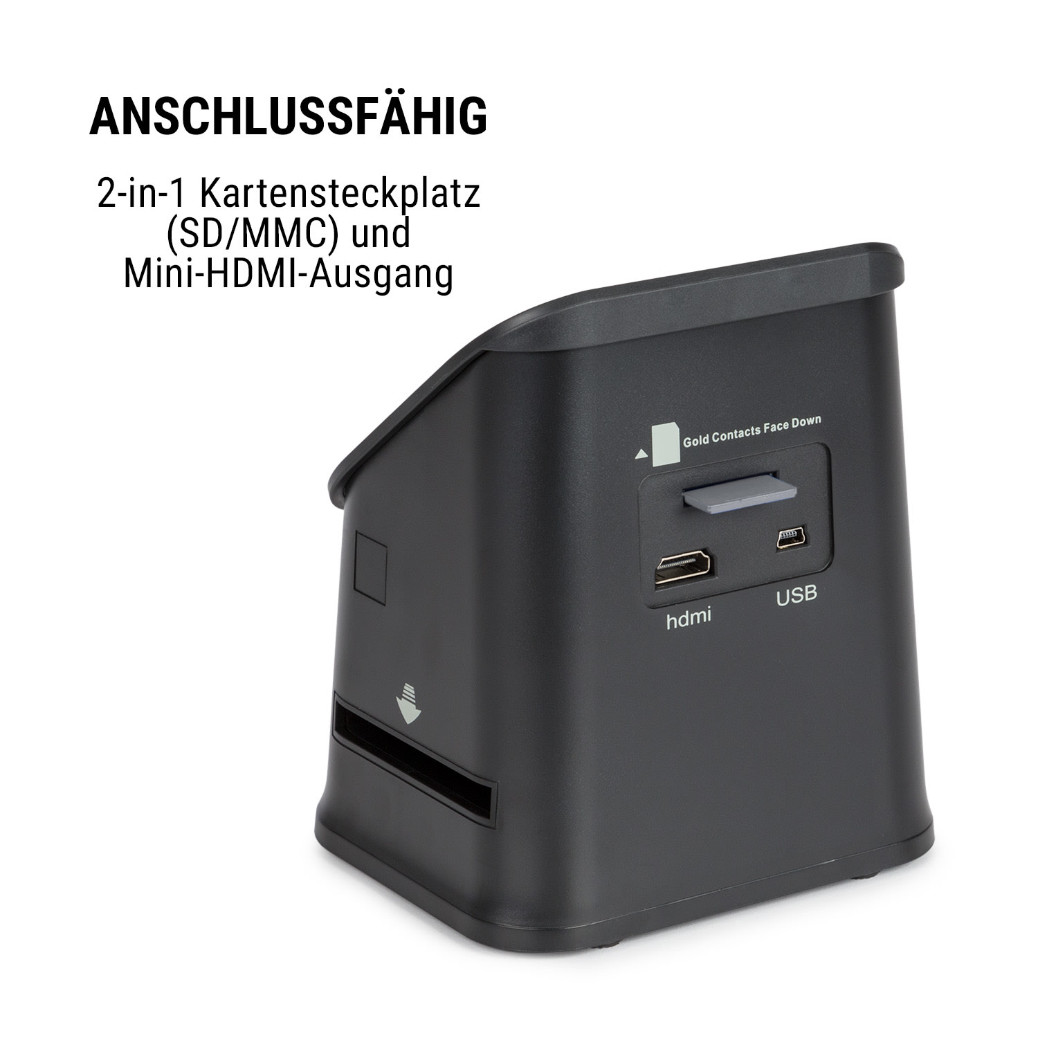 ION Pics 3 Dia-Film-Foto-Scanner 14 MP Sensor 4,3" LC-Display 128 MB Hintergrundbeleuchtung: 3 weiße LED