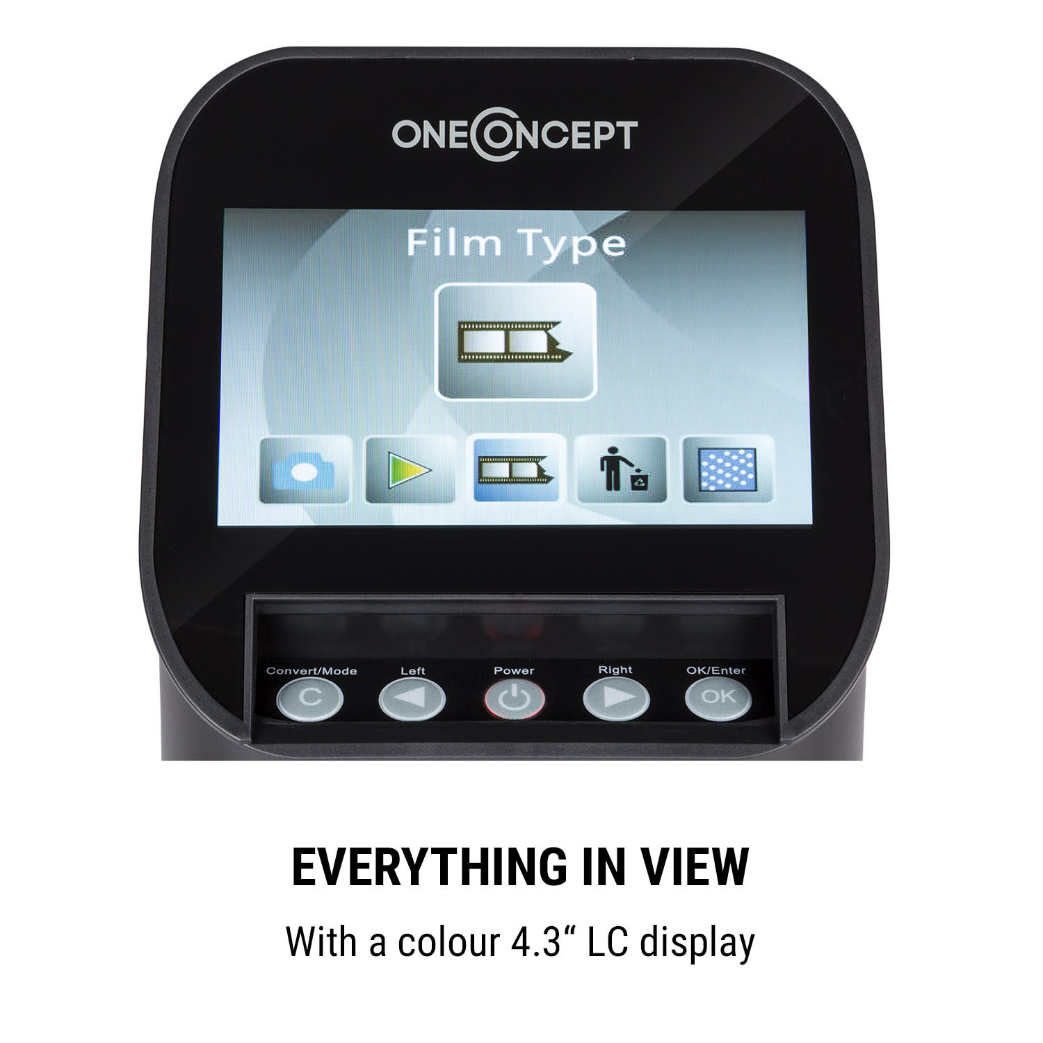 ION Pics 3 фото скенер за слайдове 14 MP сензор 4.3" LCD дисплей 128 MB памет Подсветка: 3 бял светодиод