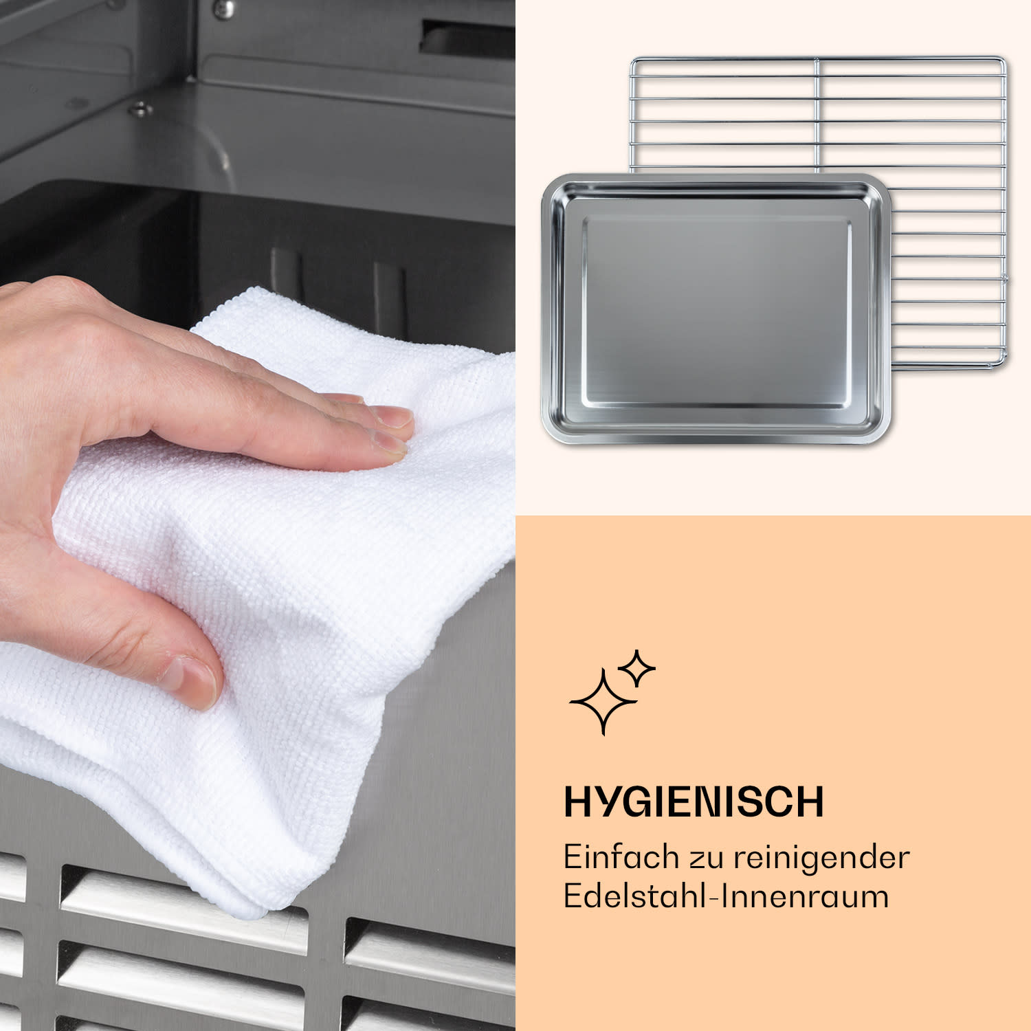 Steakhouse Pro 98 Onyx Fleischreifeschrank 1 Zone 98 L 1-25°C Touch Panorama Schwarz