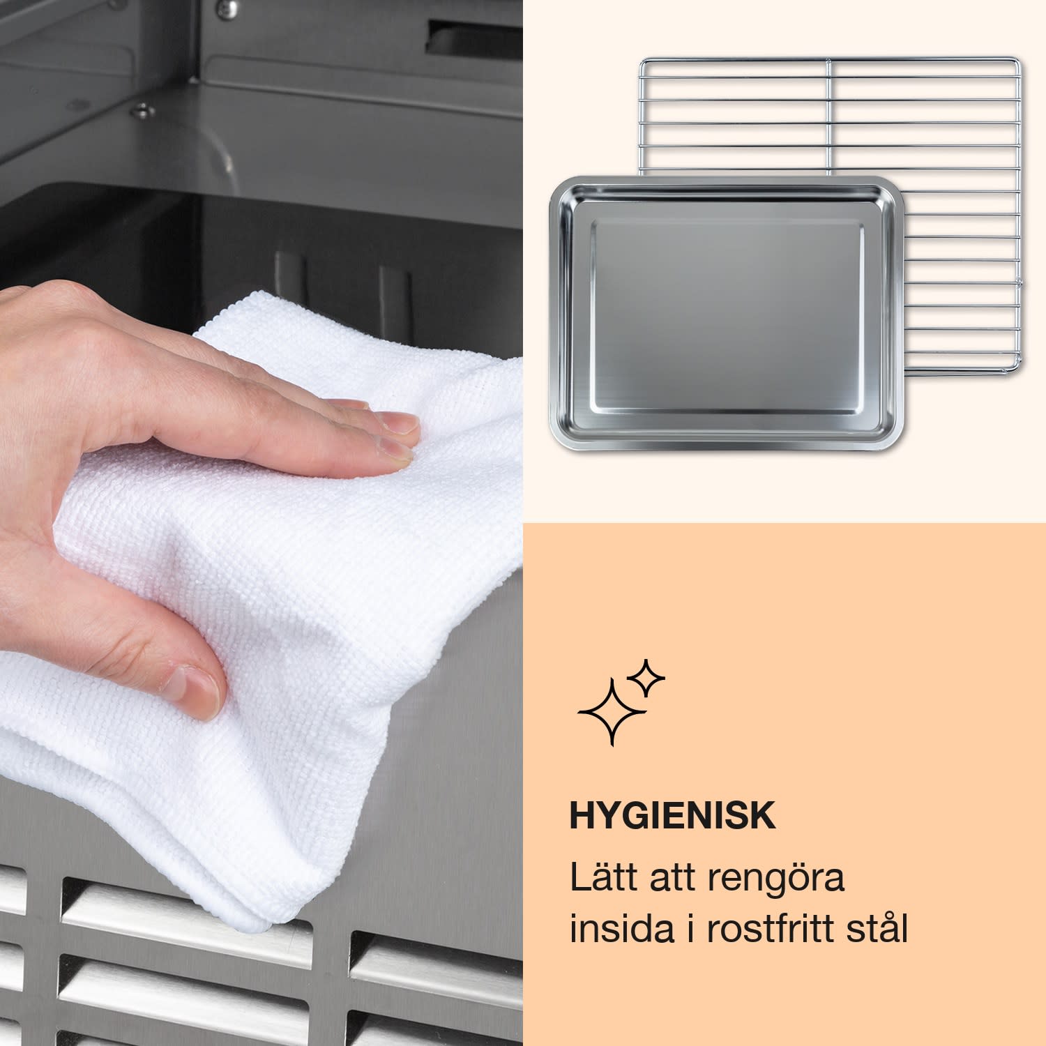 Steakhouse Pro 98 Onyx mörningsskåp 1 zon 98 l 1–25 °C touchpanel panorama Svart