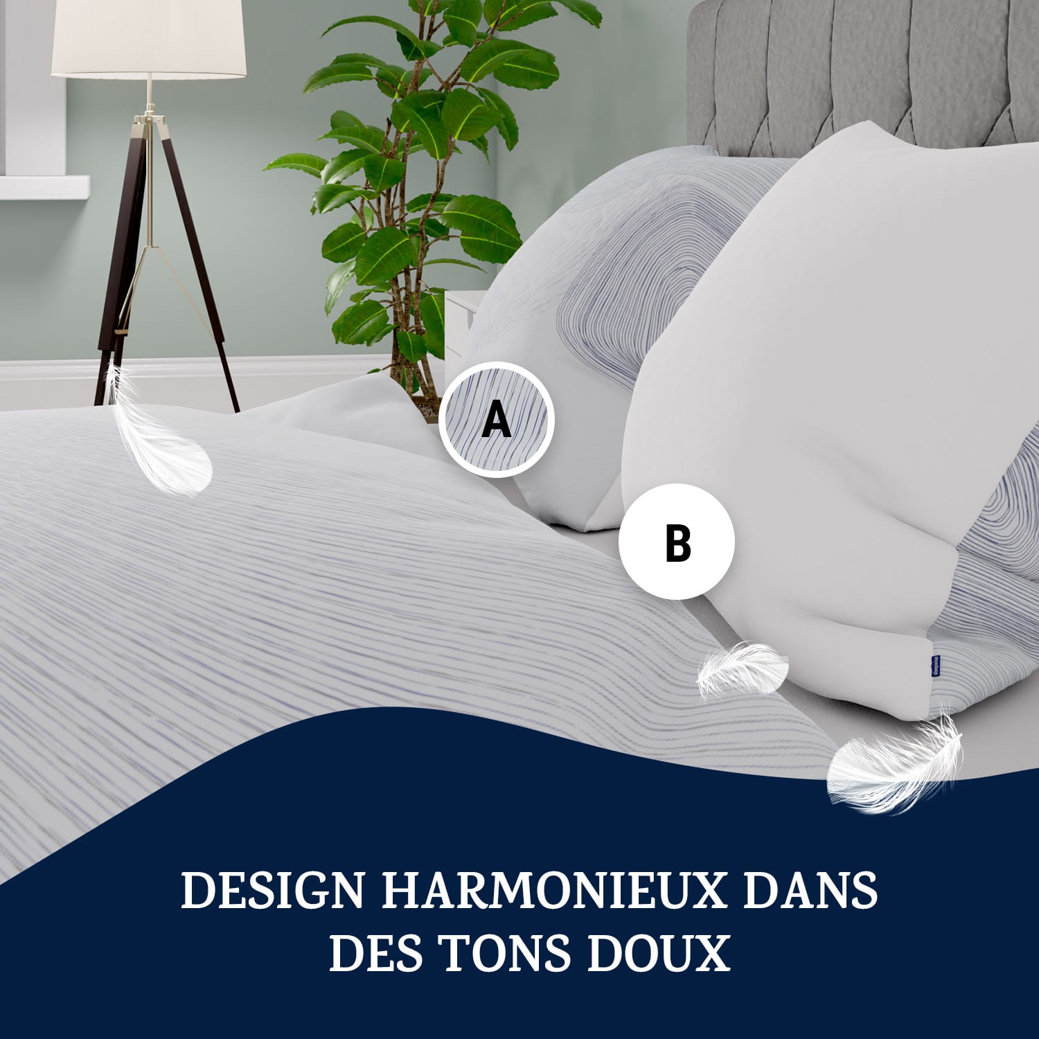 Soft Wonder Edition Parure de lit 240 x 220 cm microfibre 