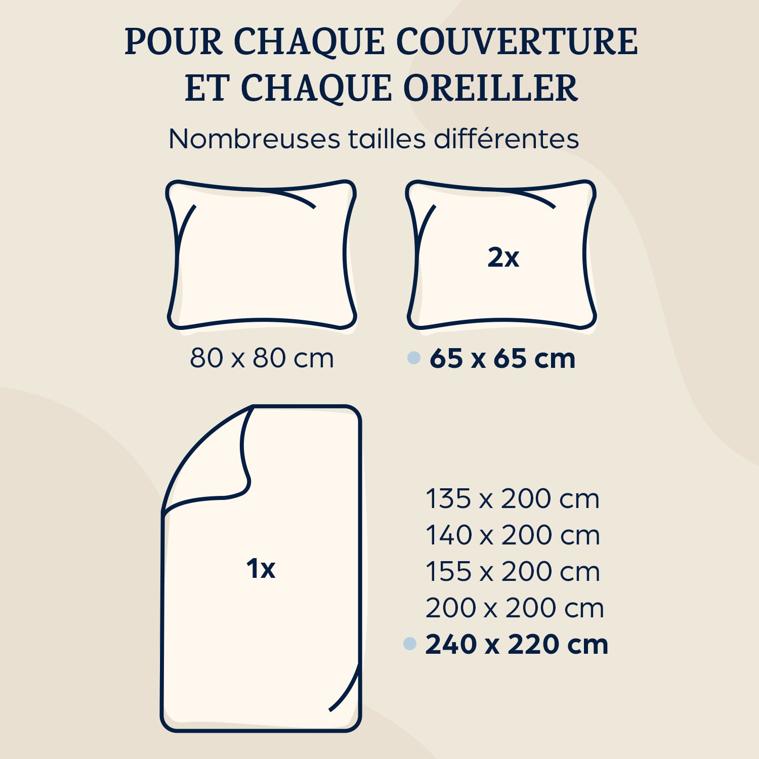 Soft Wonder Edition Parure de lit 240 x 220 cm microfibre 