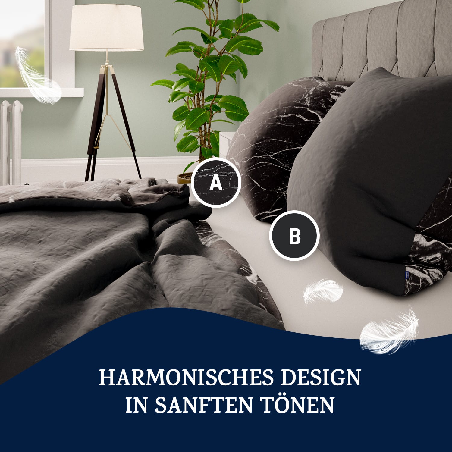 Soft Wonder-Edition Bettwäsche 140x200 cm Mikrofaser Mehrfarbig