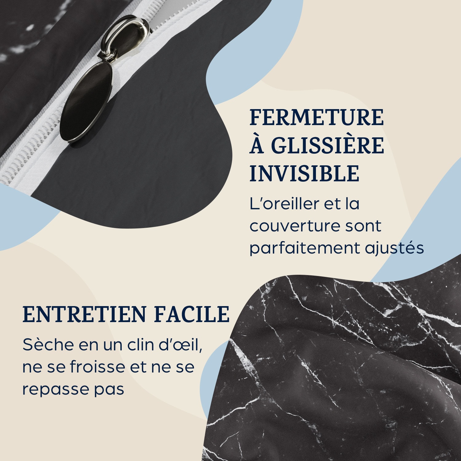 Soft Wonder Edition Parure de lit 200 x 200 cm microfibre Multi