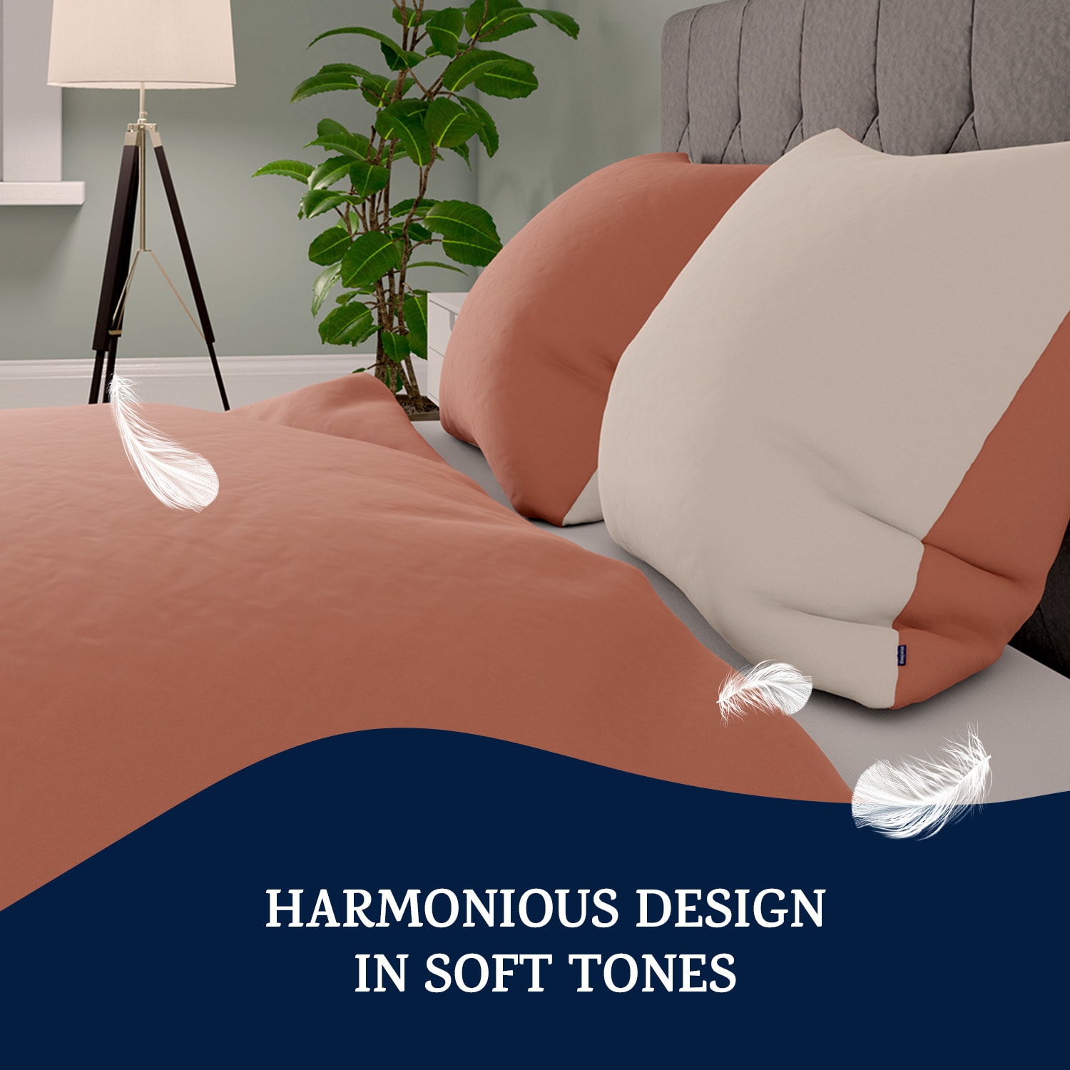 Soft Wonder Edition Bedding 200 x 200 cm microfibre Burned Orange