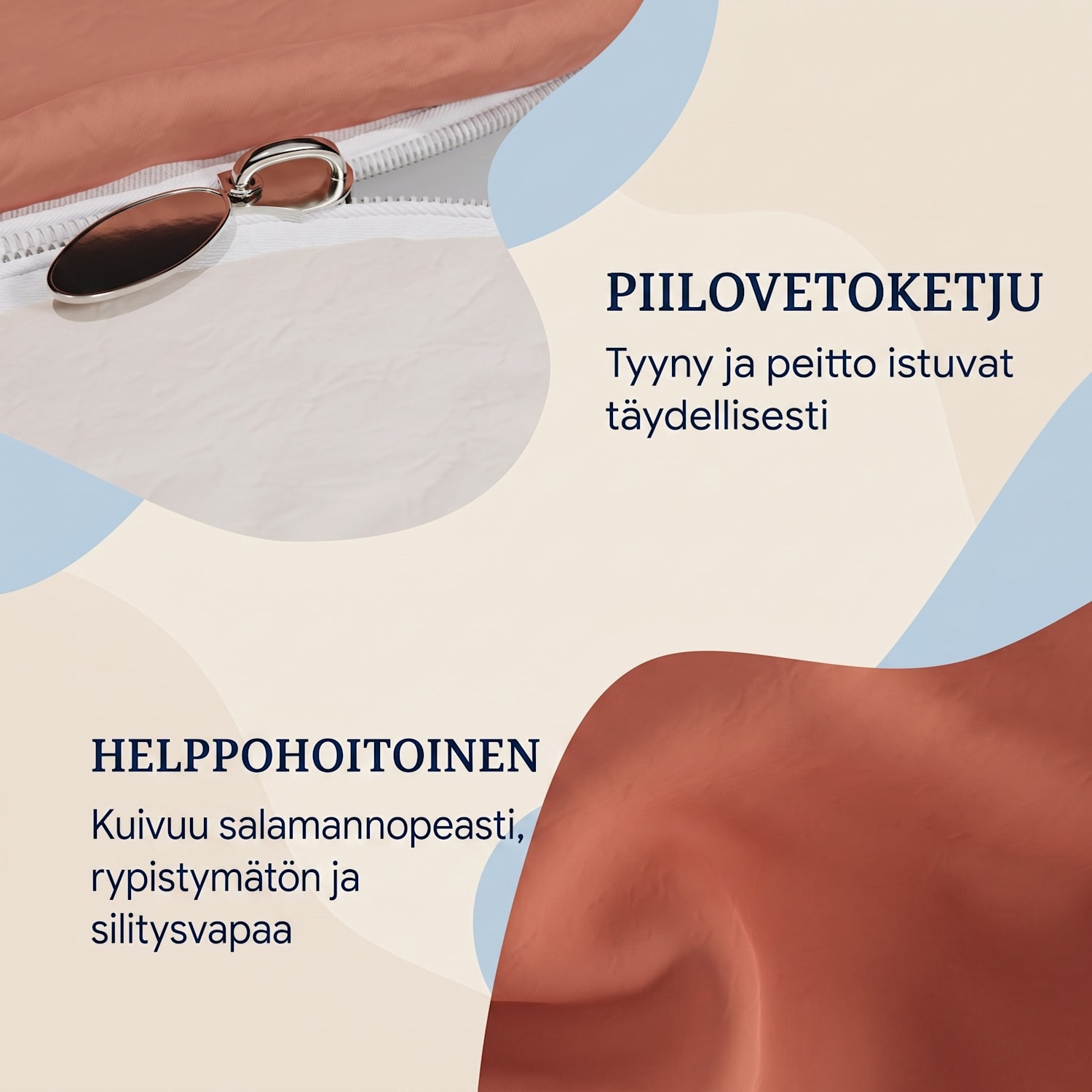 Soft Wonder Edition vuodevaatteet 240 x 220 cm mikrokuitu Poltettu Oranssi