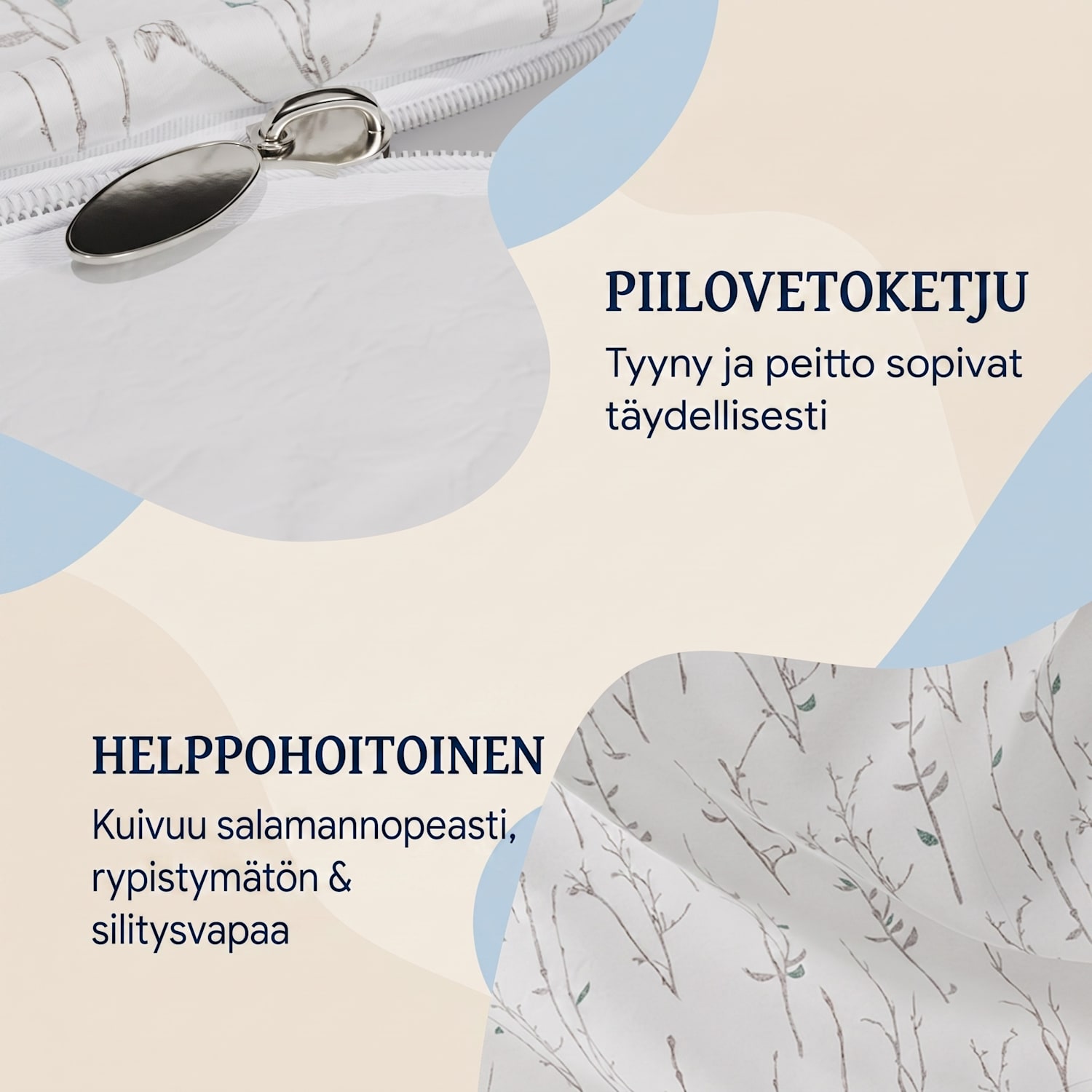 Soft Wonder Edition vuodevaatteet 135 x 200 cm mikrokuitu Floral