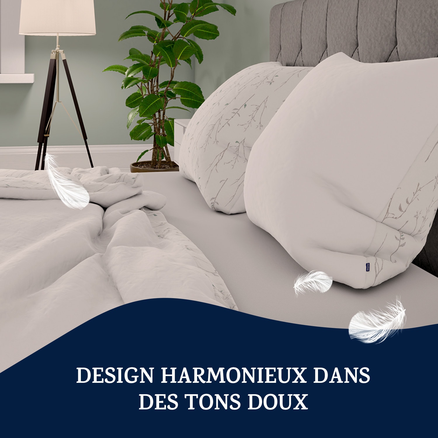 Soft Wonder Edition Parure de lit 135 x 200 cm microfibre Floral