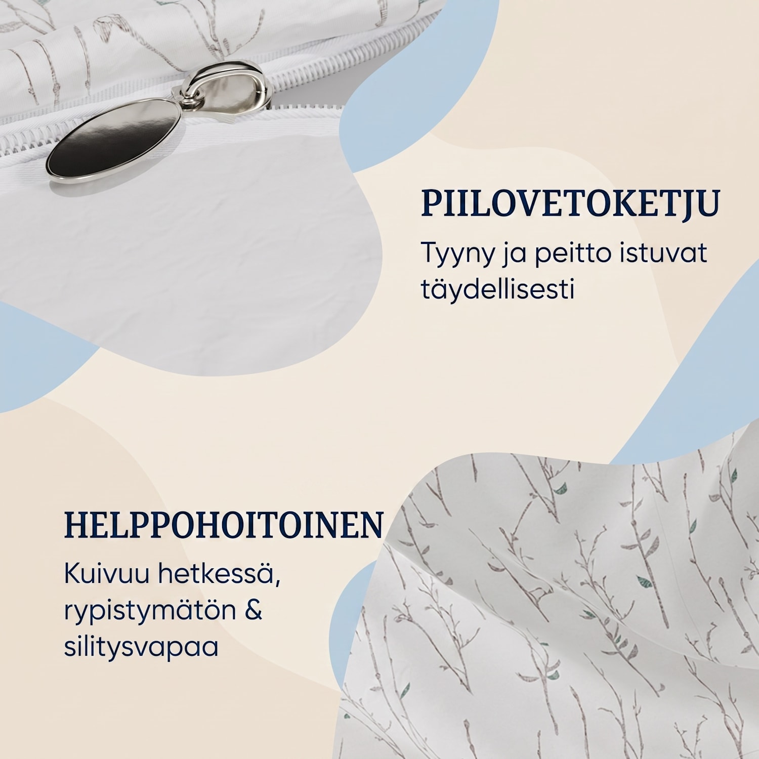 Soft Wonder Edition vuodevaatteet 140 x 200 cm mikrokuitu Floral