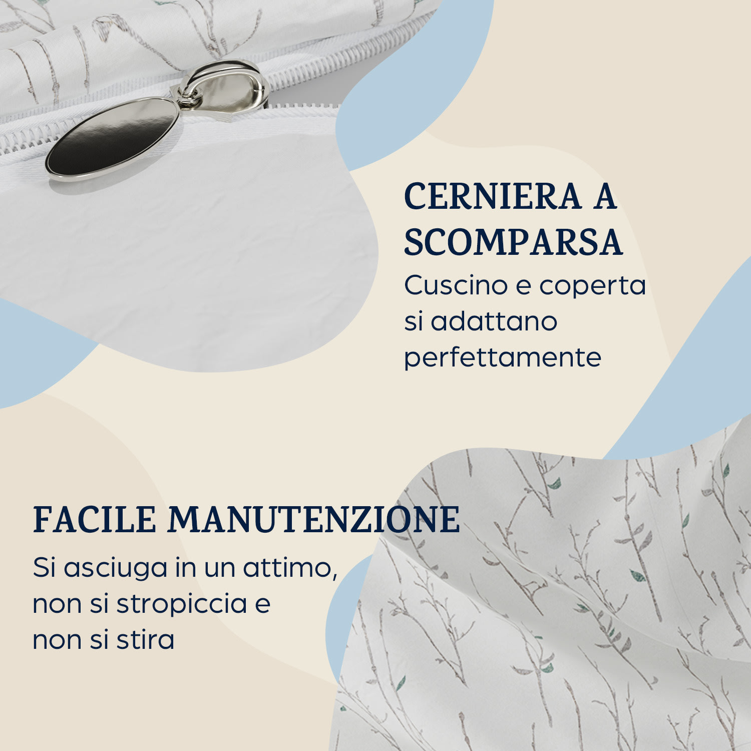 Soft Wonder-Edition - Biancheria da letto, 155 x 200 cm, microfibra Floral