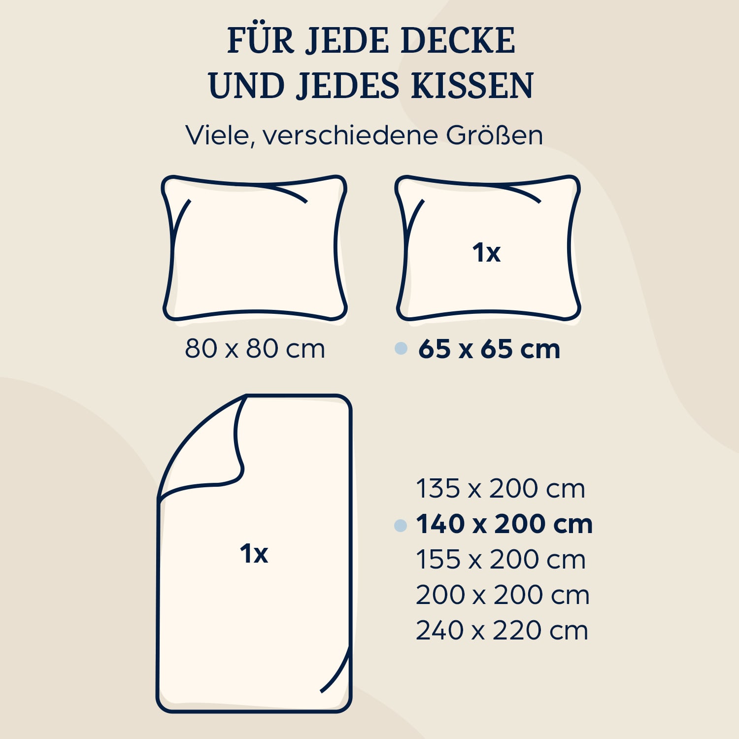 Soft Wonder-Edition - Biancheria da letto, 140 x 200 cm, microfibra Sabbia