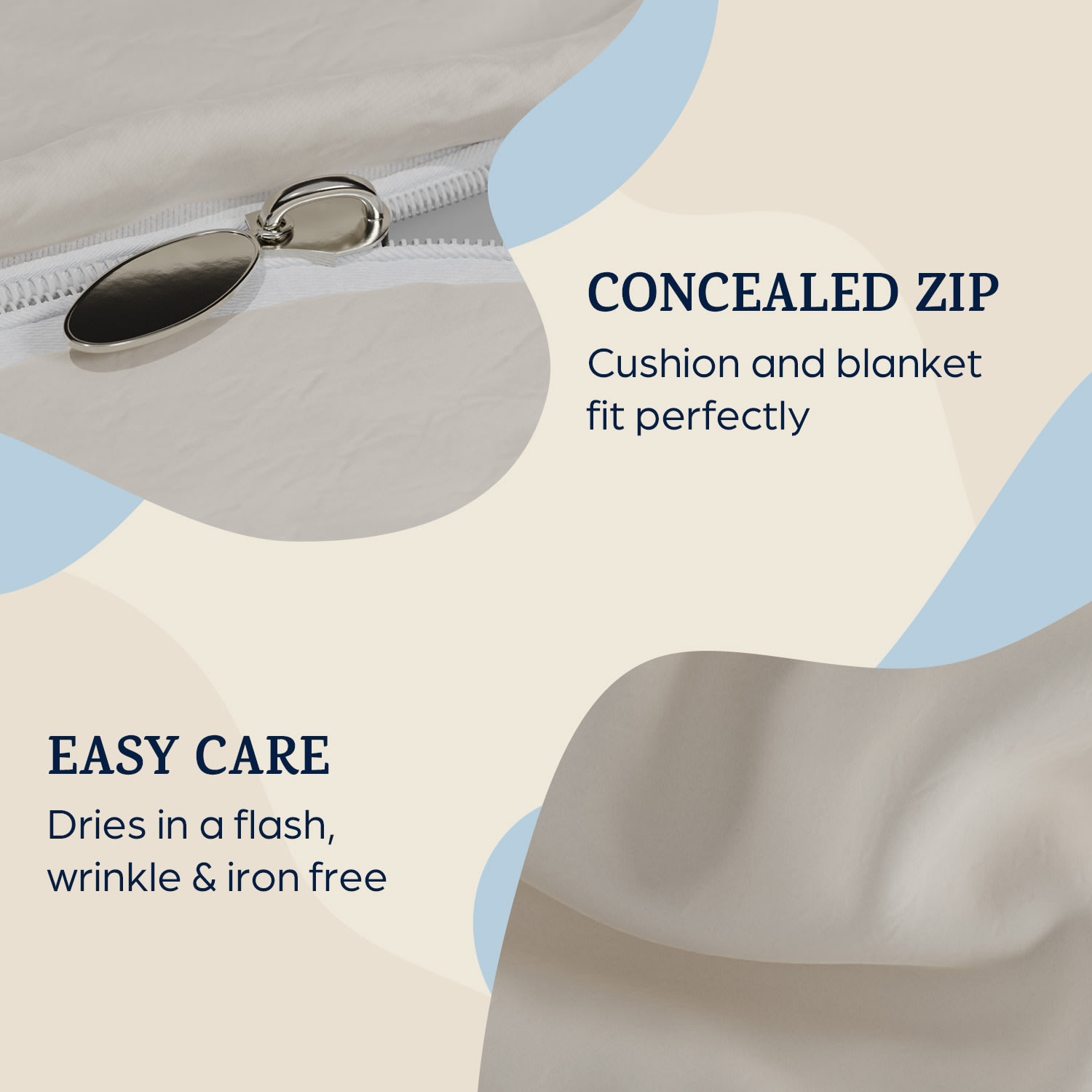 Soft Wonder Edition, posteľná bielizeň, 140x200 cm, mikrovlákno Piesok