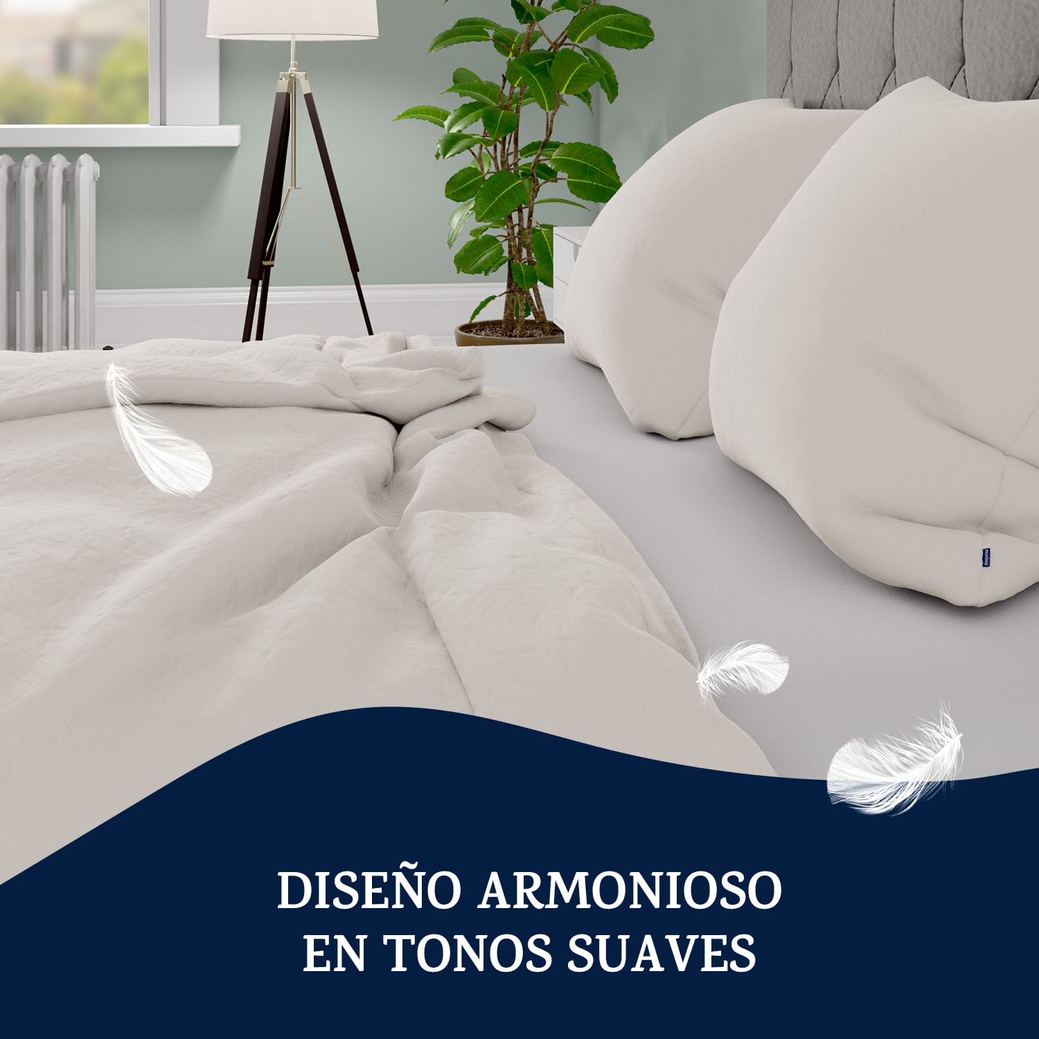 Soft Wonder-Edition Ropa de cama 155x200 cm Microfibra Arena