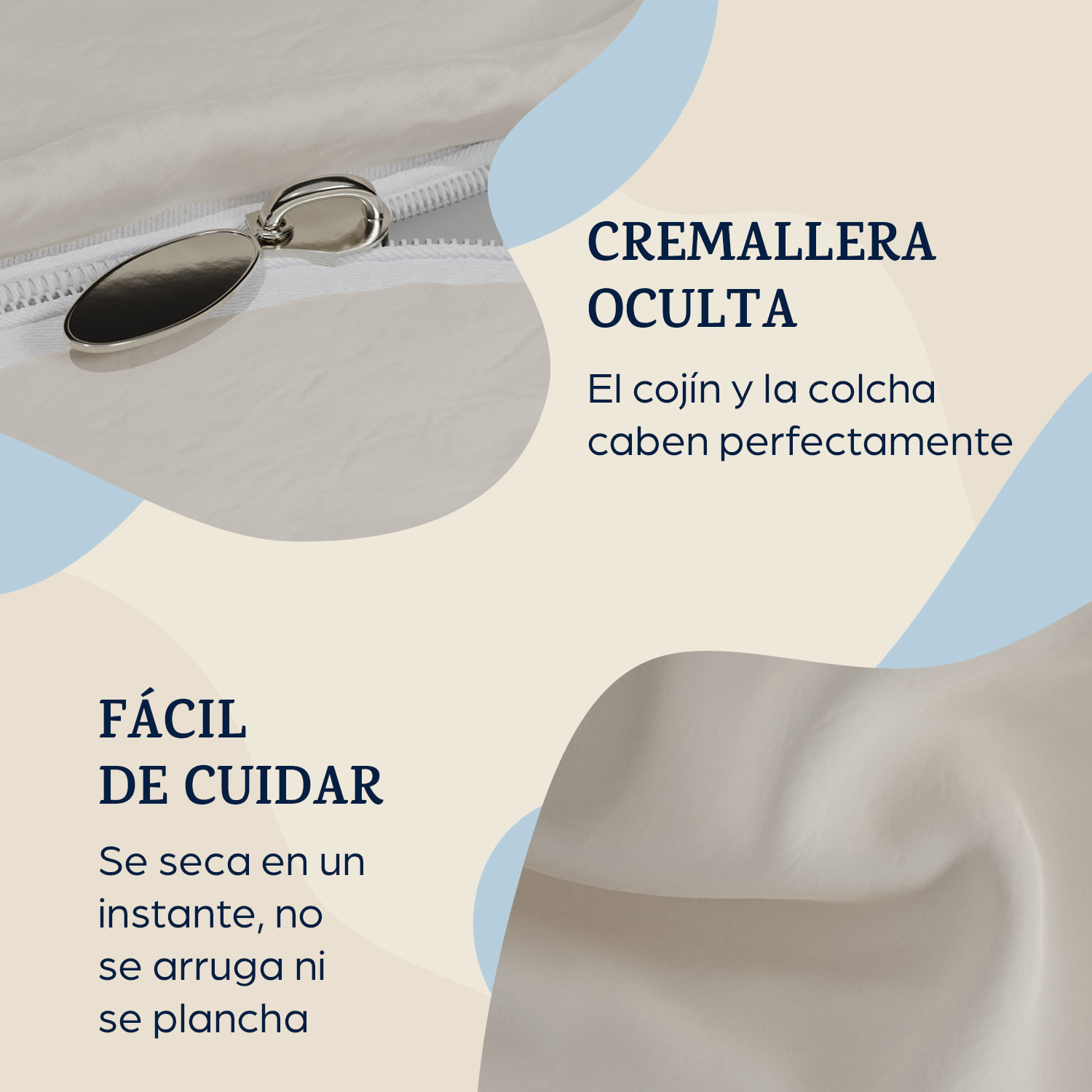 Soft Wonder-Edition Ropa de cama 200x200 cm Microfibra 
